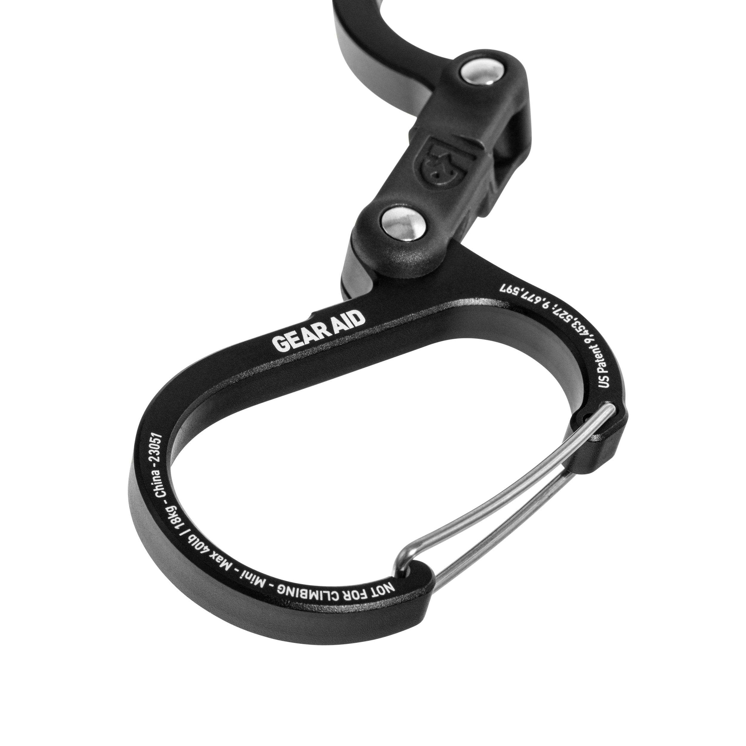 Gear Aid - Heroclip Mini Karabiner - Stealth Black