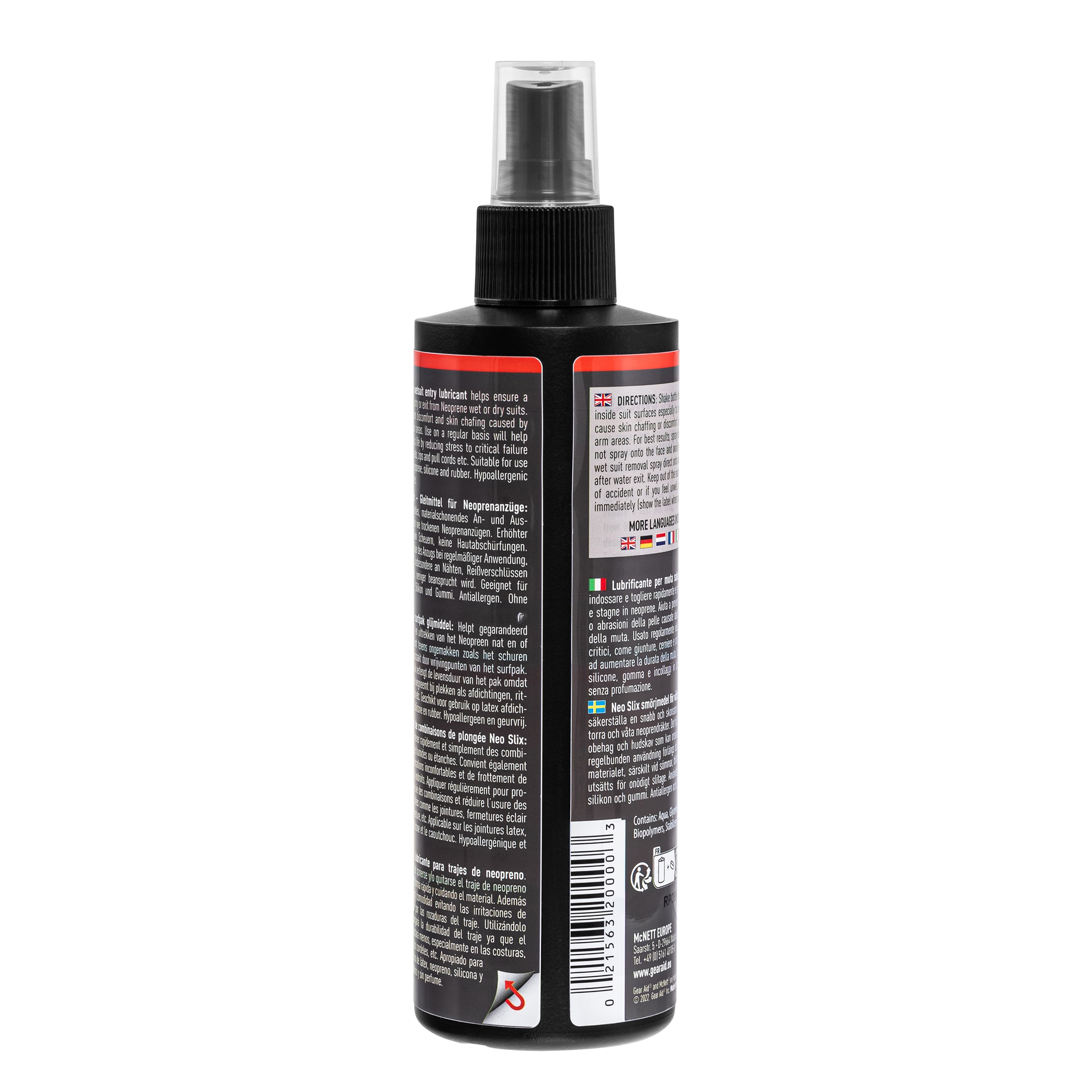 Gear Aid - Neo Slix Feuchtigkeitsspray für Neoprenbekleidung – 250 ml