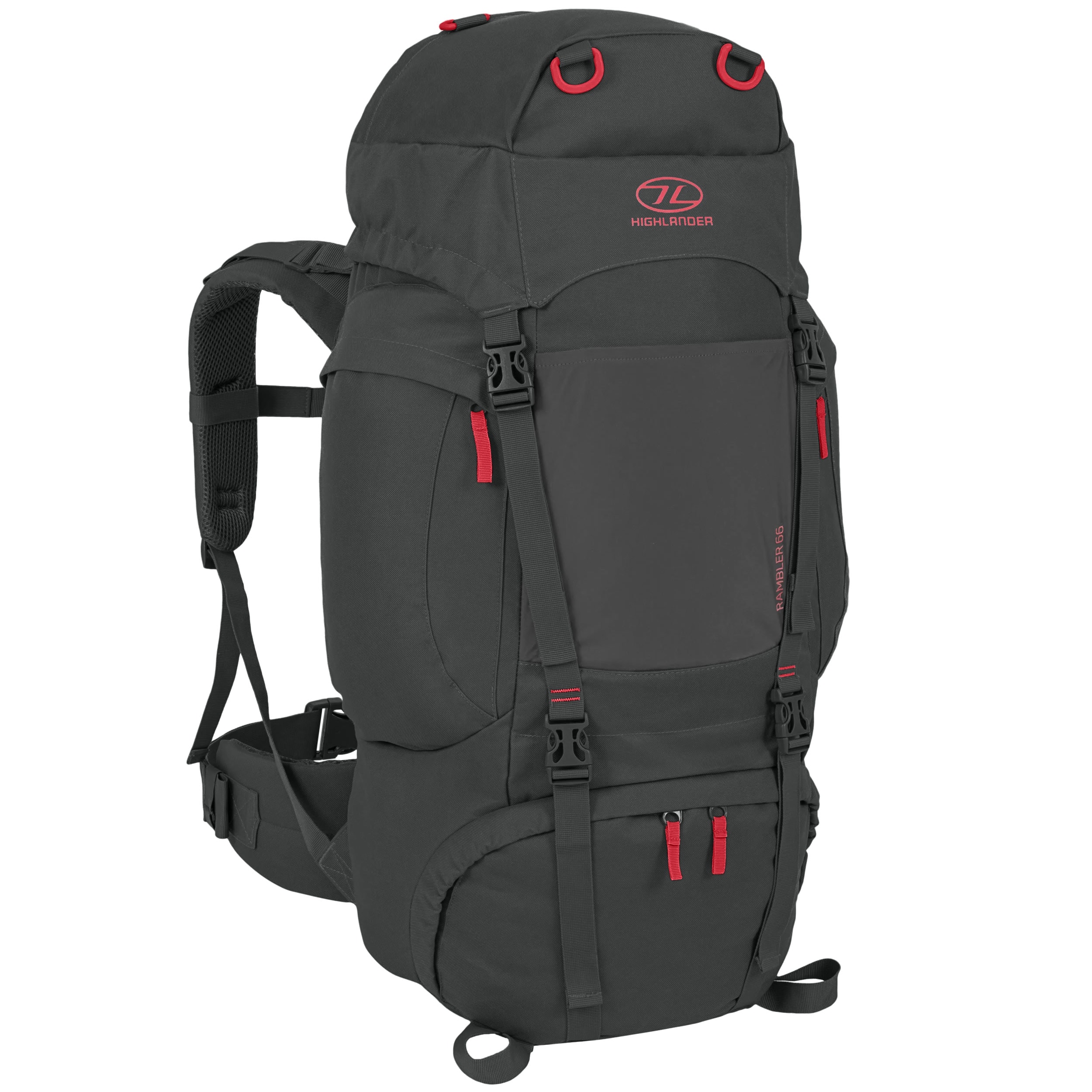 Highlander Outdoor - Rambler Rucksack 66 l - Charcoal