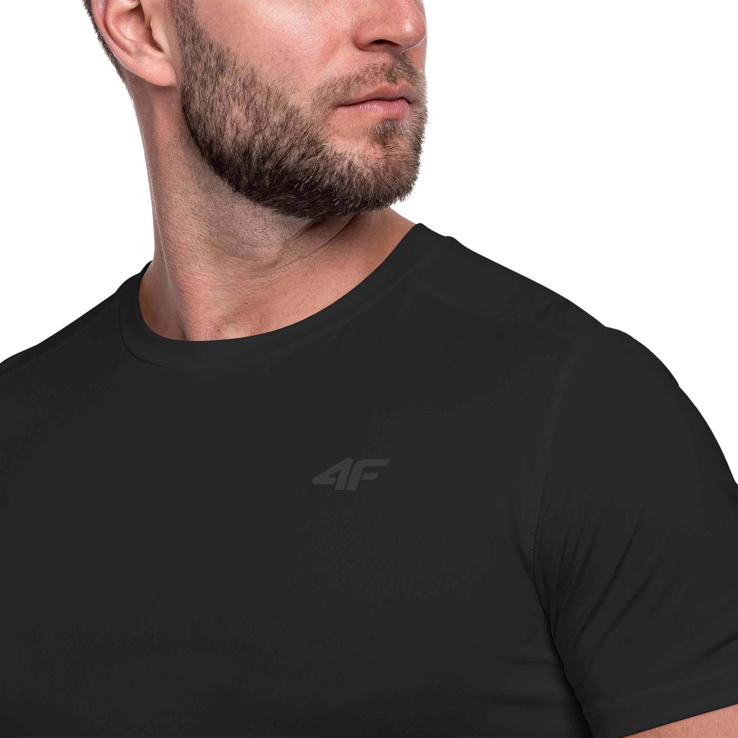4F - TFTSM1343 Thermoaktives T-Shirt - Schwarz