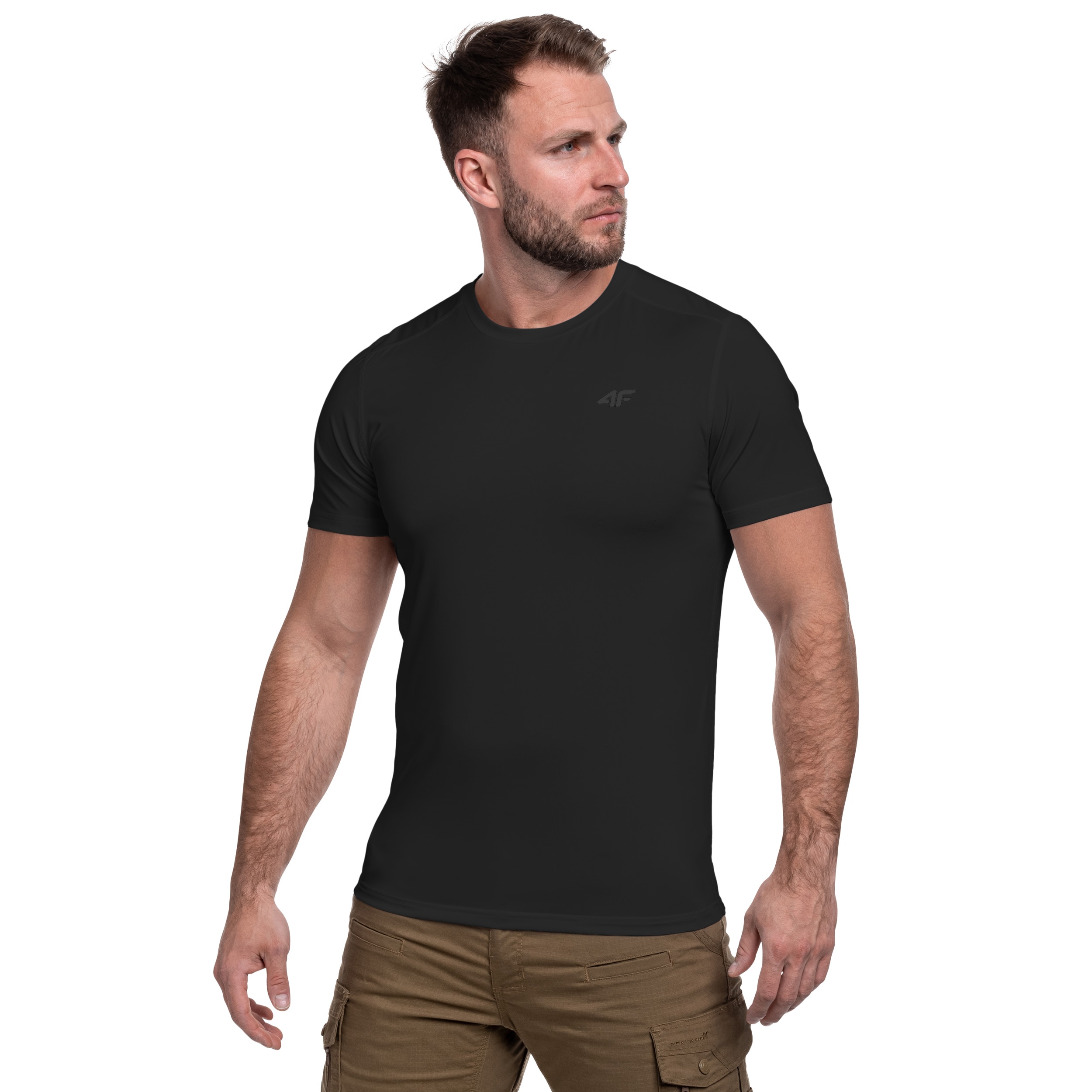 4F - TFTSM1343 Thermoaktives T-Shirt - Schwarz