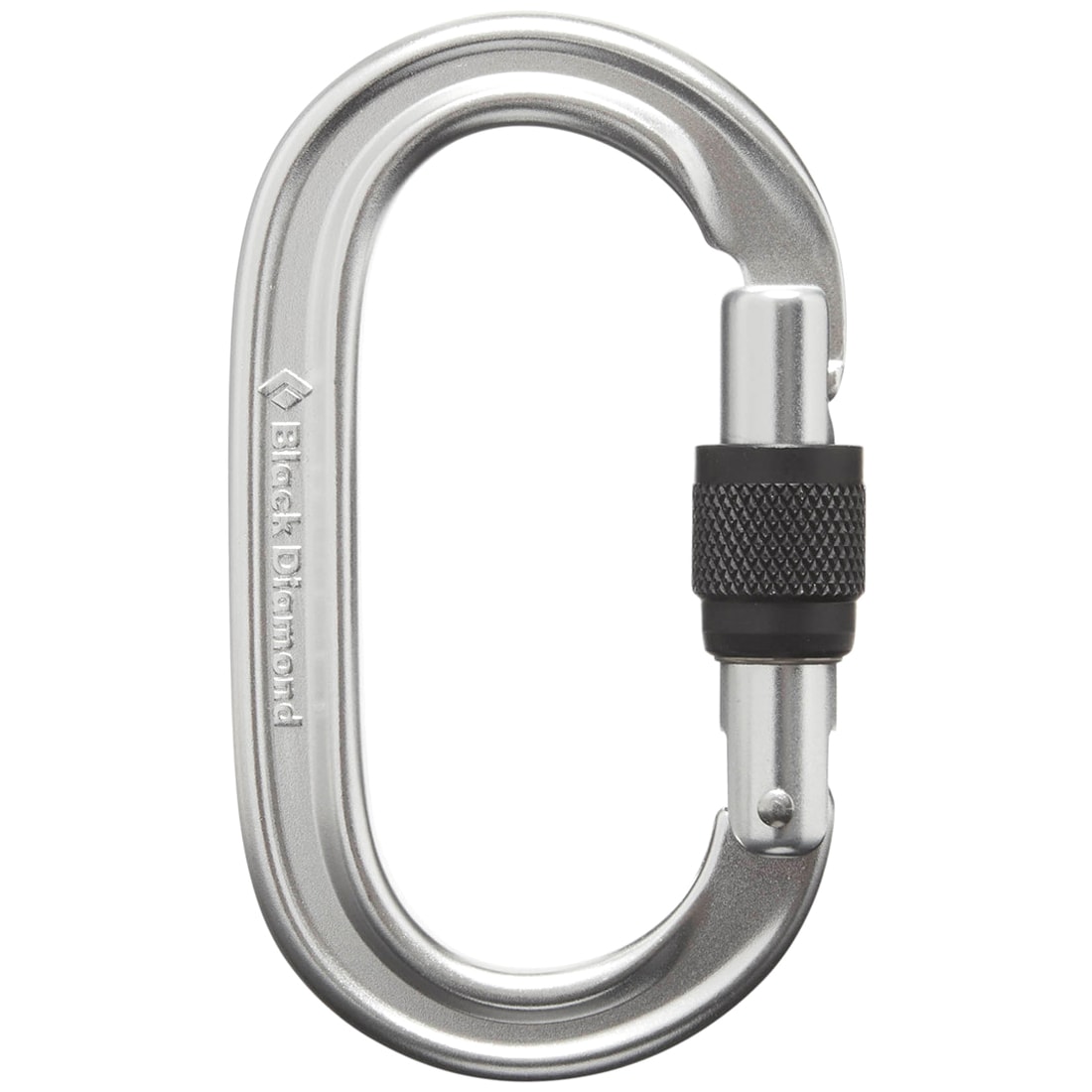 Black Diamond - Oval Keylock SCRWGT Karabiner - Polished