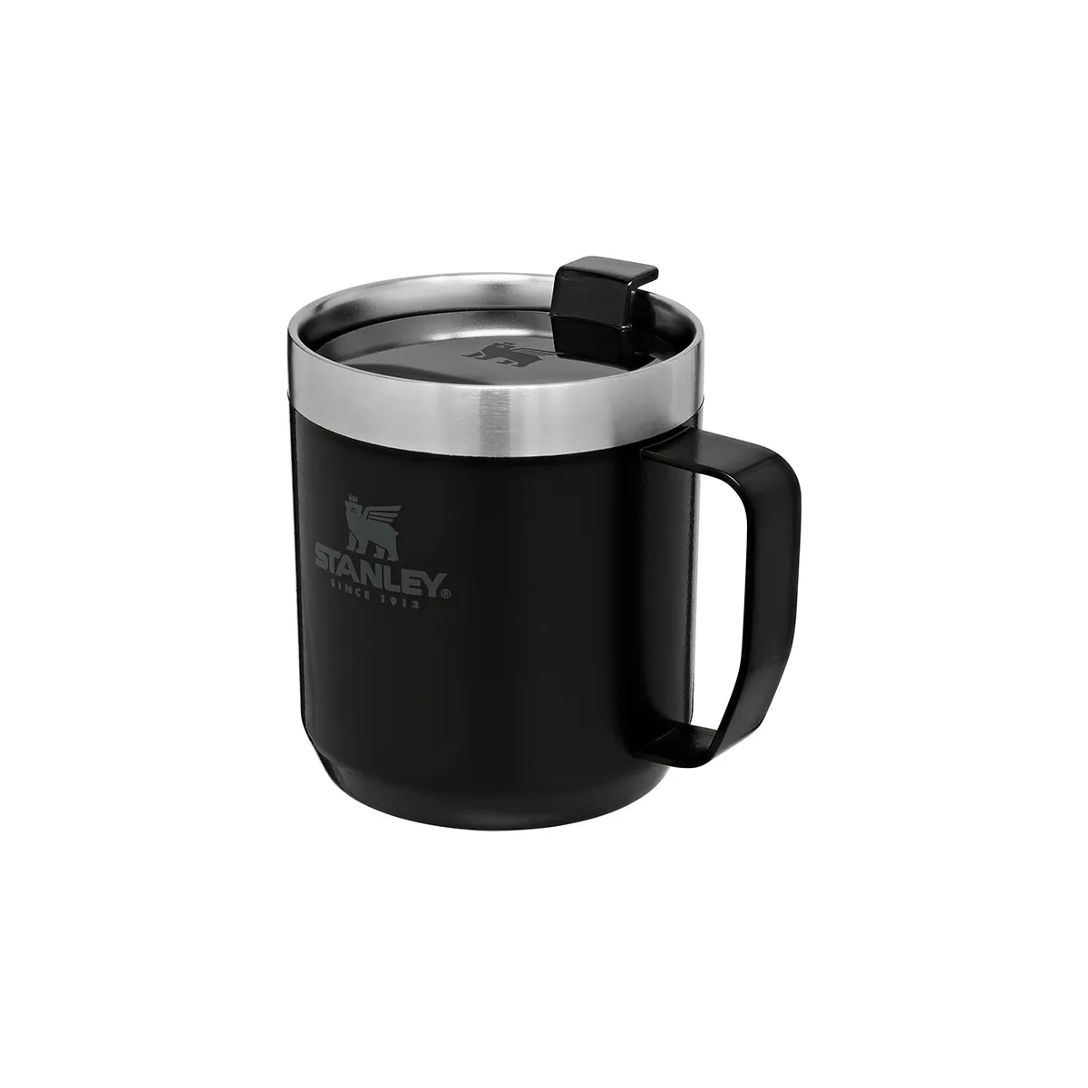 Stanley - Legendary Classic Camp Mug Thermobecher 350 ml - Matte Black Pebble