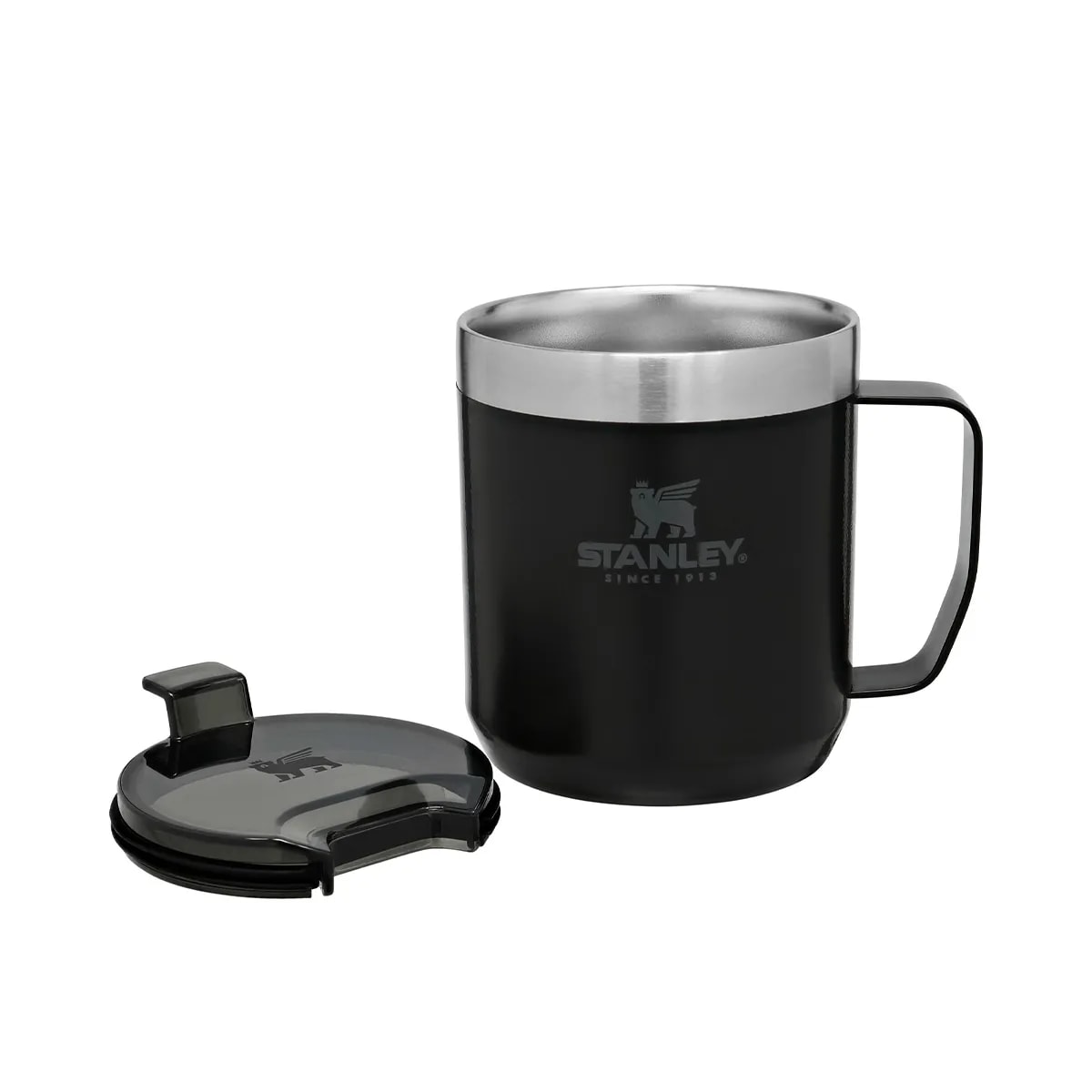 Stanley - Legendary Classic Camp Mug Thermobecher 350 ml - Matte Black Pebble