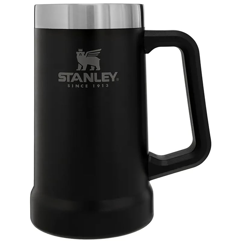 Stanley - Adventure Big Grip Beer Stein Thermobecher 700 ml - Matte Black Pebble