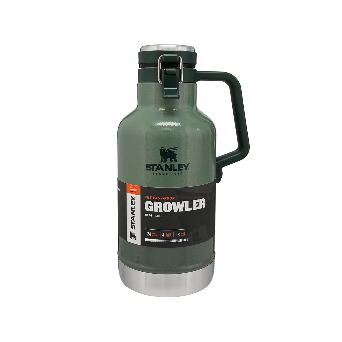 Stanley - Classic Easy-Pour Growler Thermosflasche 1,9 l - Hammertone Green 