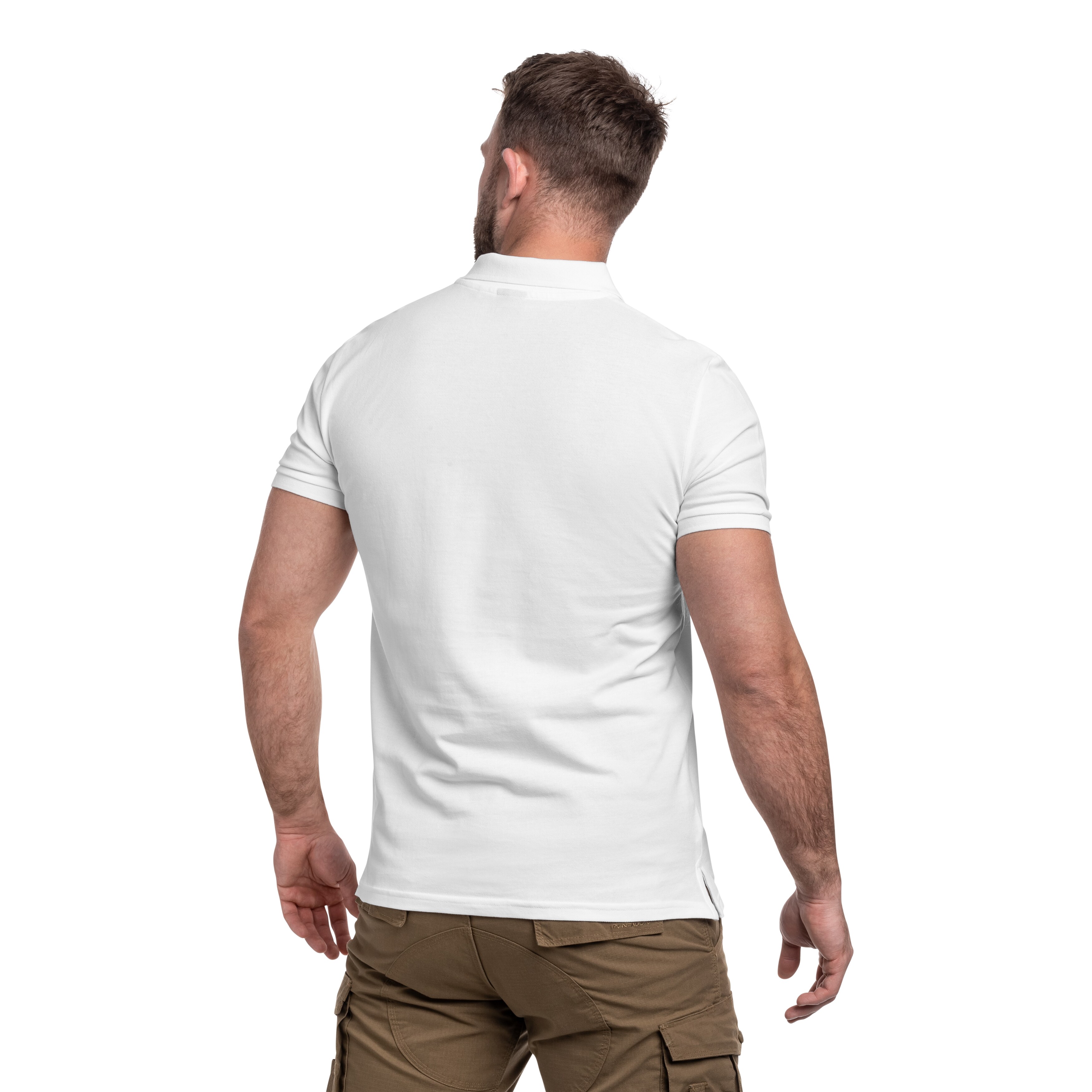 4F - M366 Poloshirt - Weiß