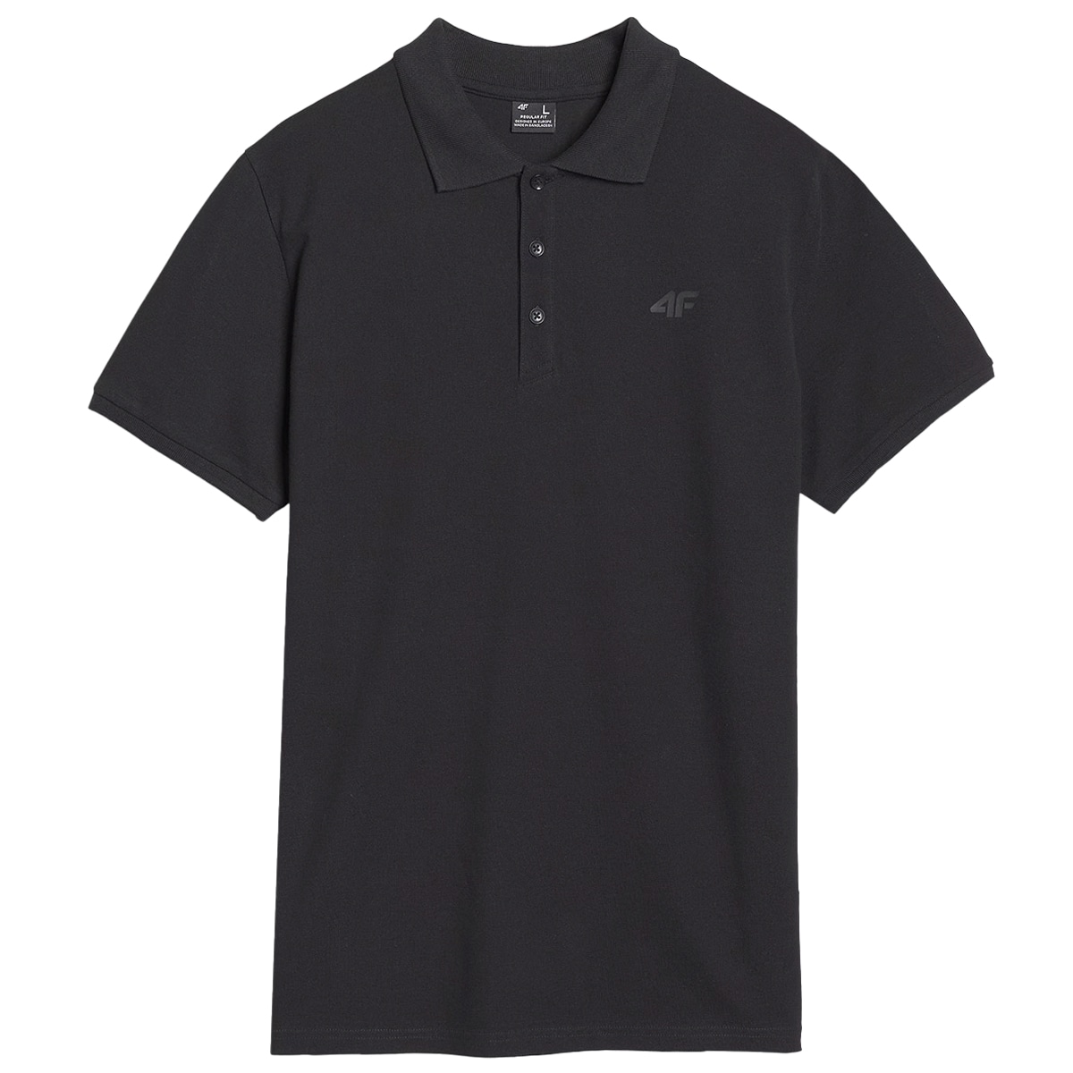 4F - M366 Poloshirt - Schwarz