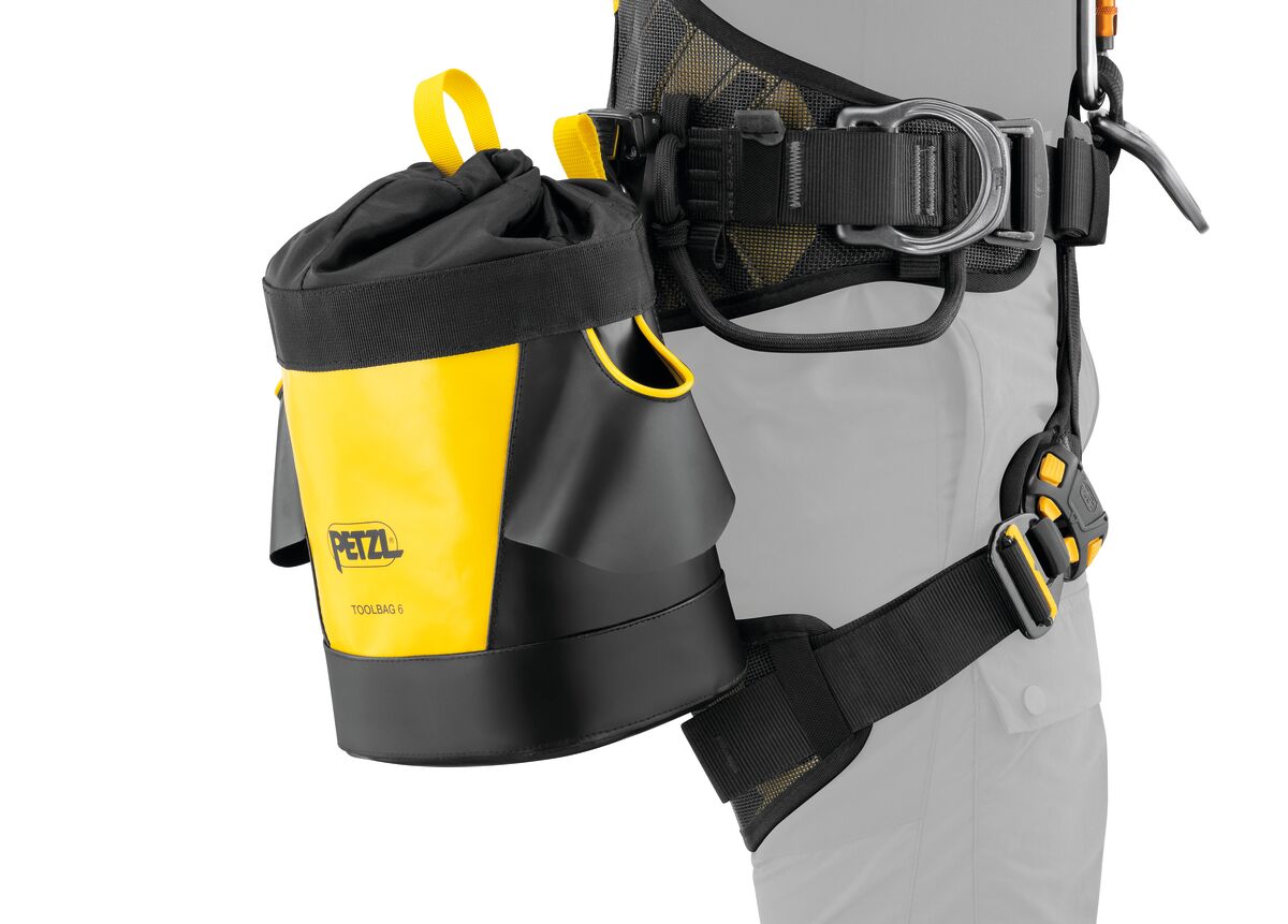 Petzl - Toolbag 6 Werkzeugbeutel 3 l - Black/Yellow 