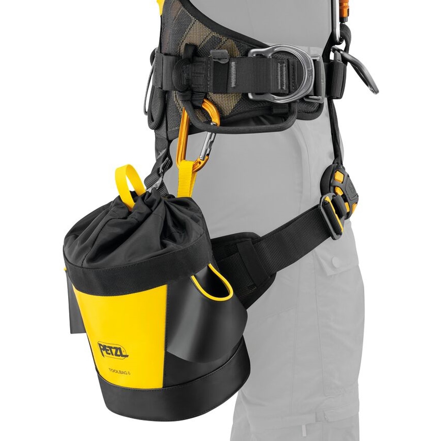 Petzl - Toolbag 6 Werkzeugbeutel 3 l - Black/Yellow 