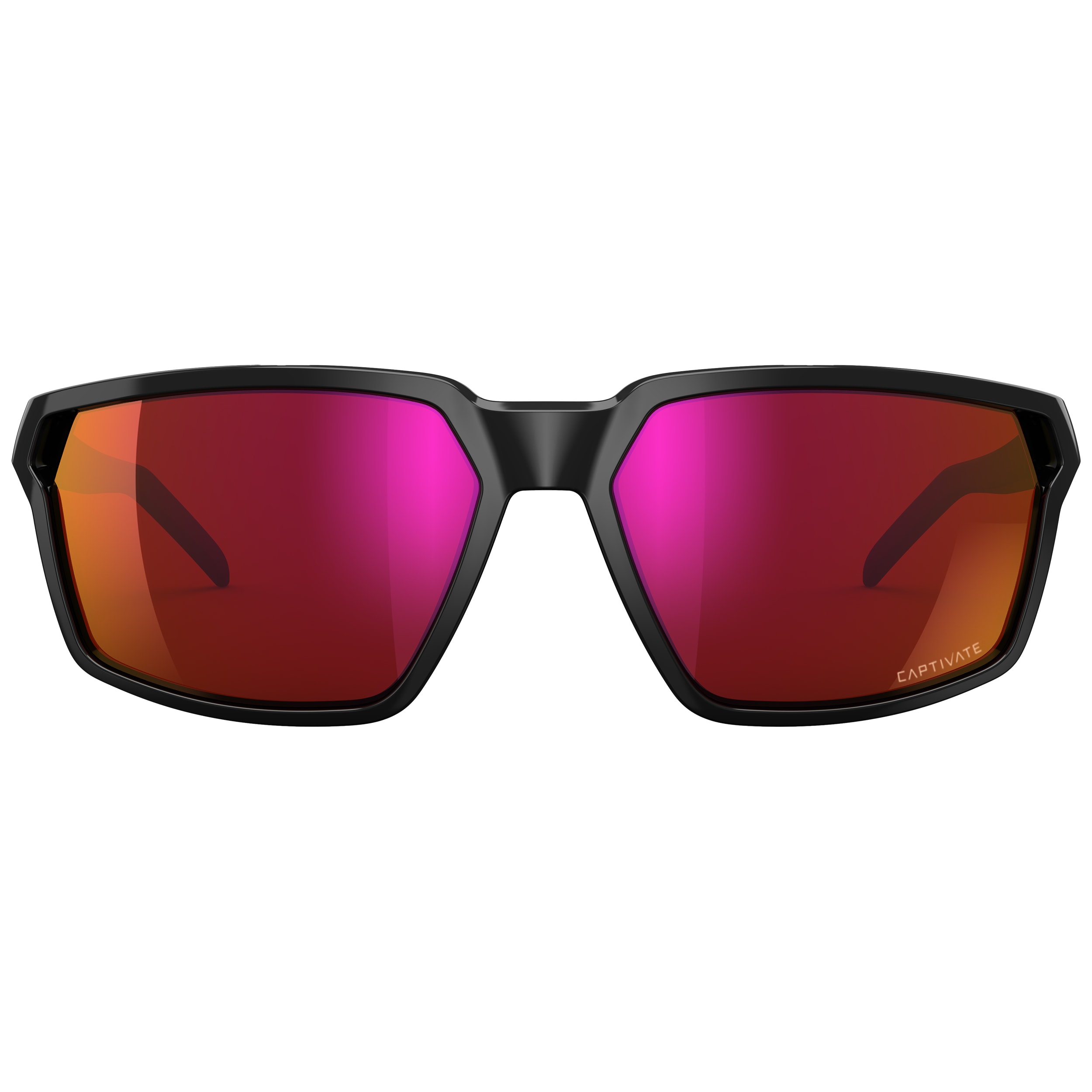 Wiley X - Sierra Gloss Black Frame Taktische Schutzbrille - Red Mirror