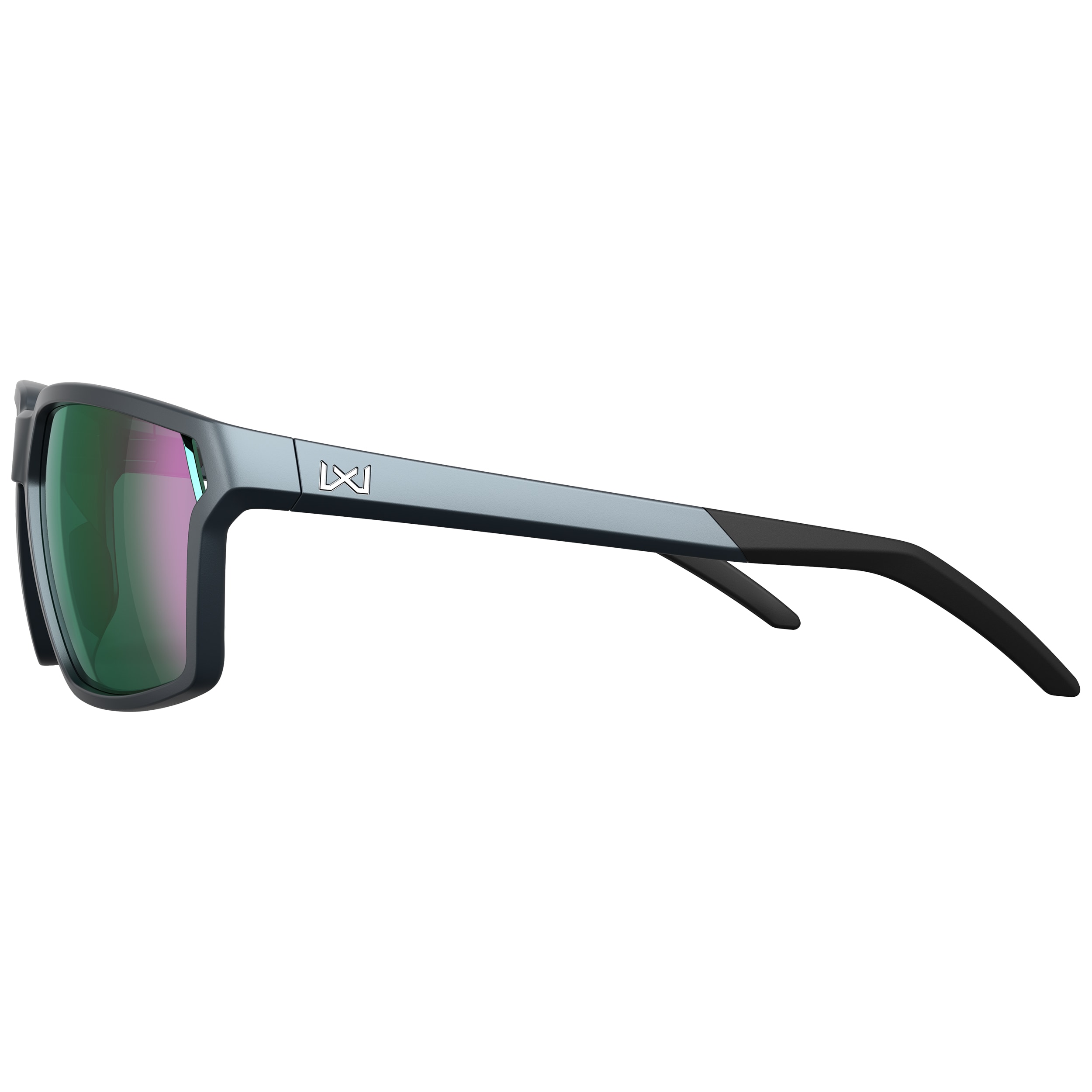 Wiley X - Sierra Polarized Matte Graphite Frame Taktische Schutzbrille - Green Mirror