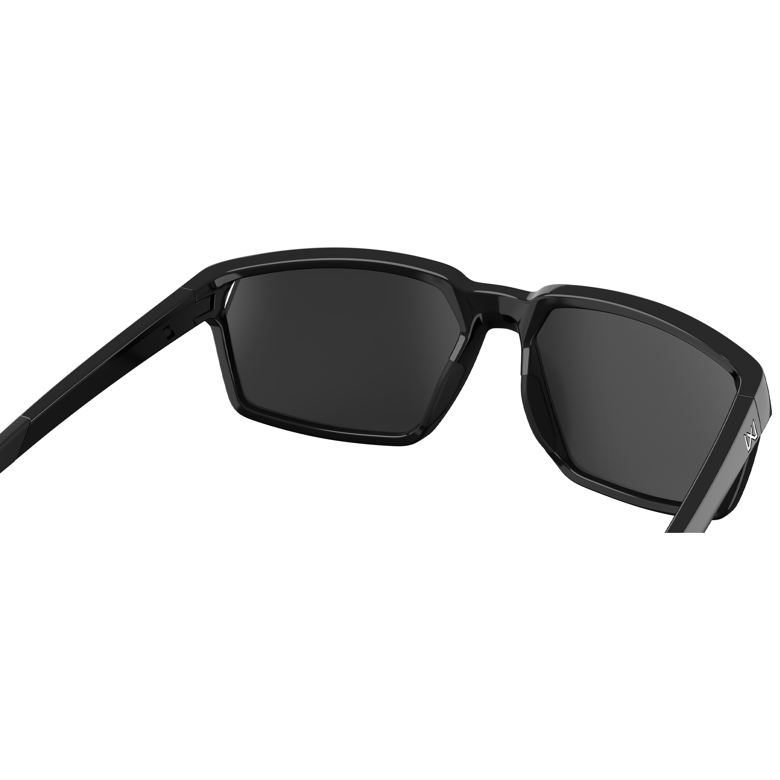 Wiley X - Sierra Polarized Matte Black Frame Taktische Schutzbrille - Black Mirror