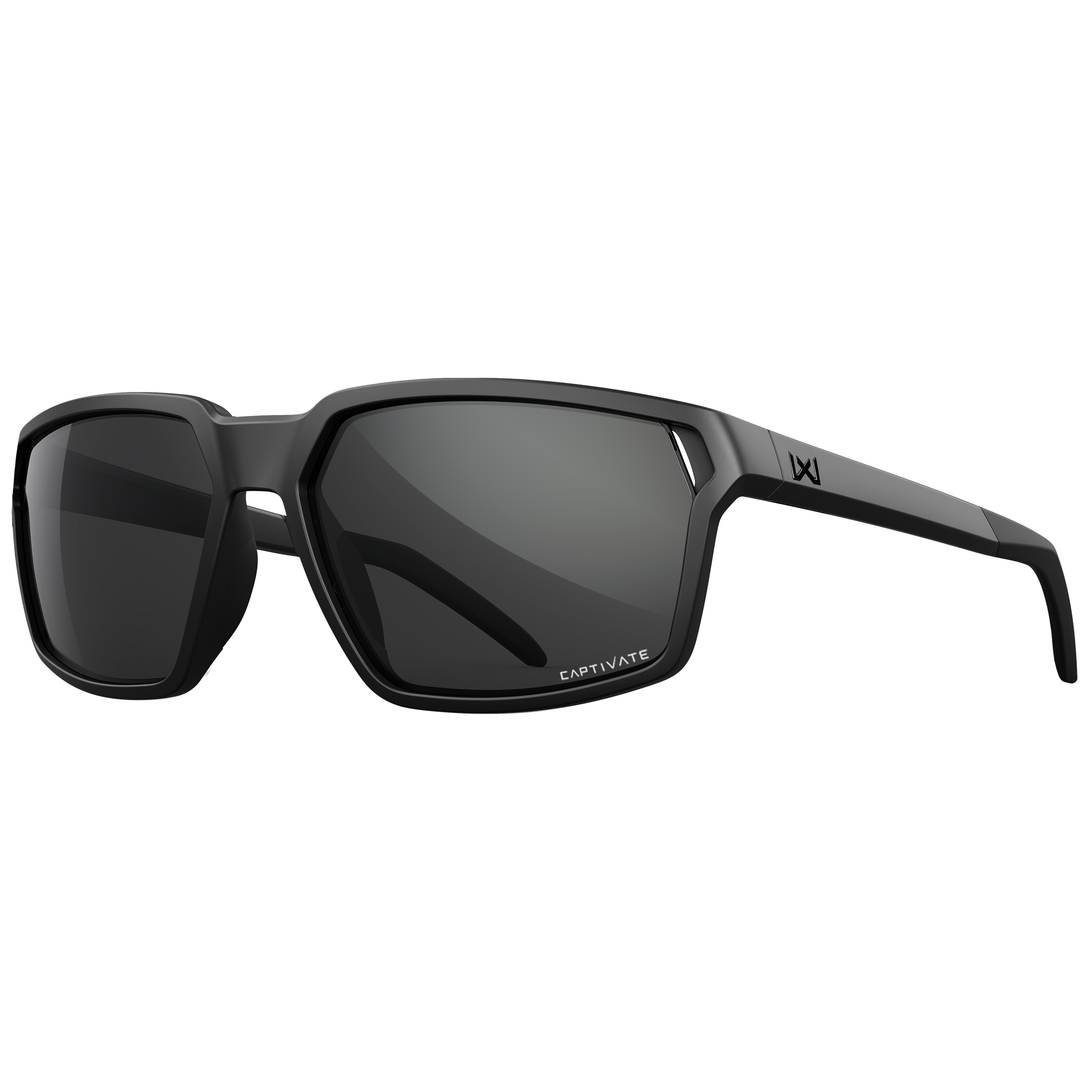 Wiley X Sierra Tactical Brille - Captivate Grey/Mattschwarz