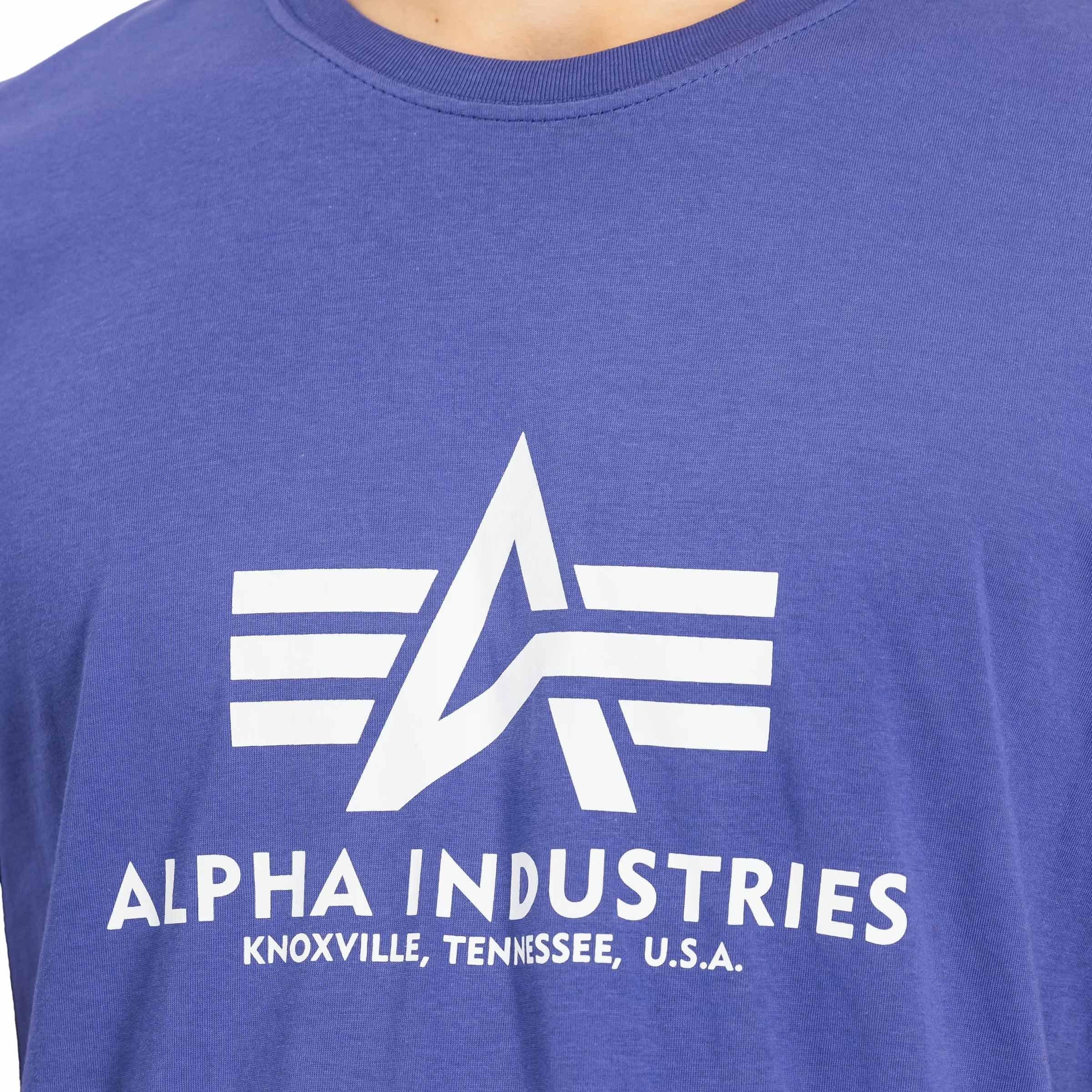 Alpha Industries - Basic T-Shirt - Night Purple