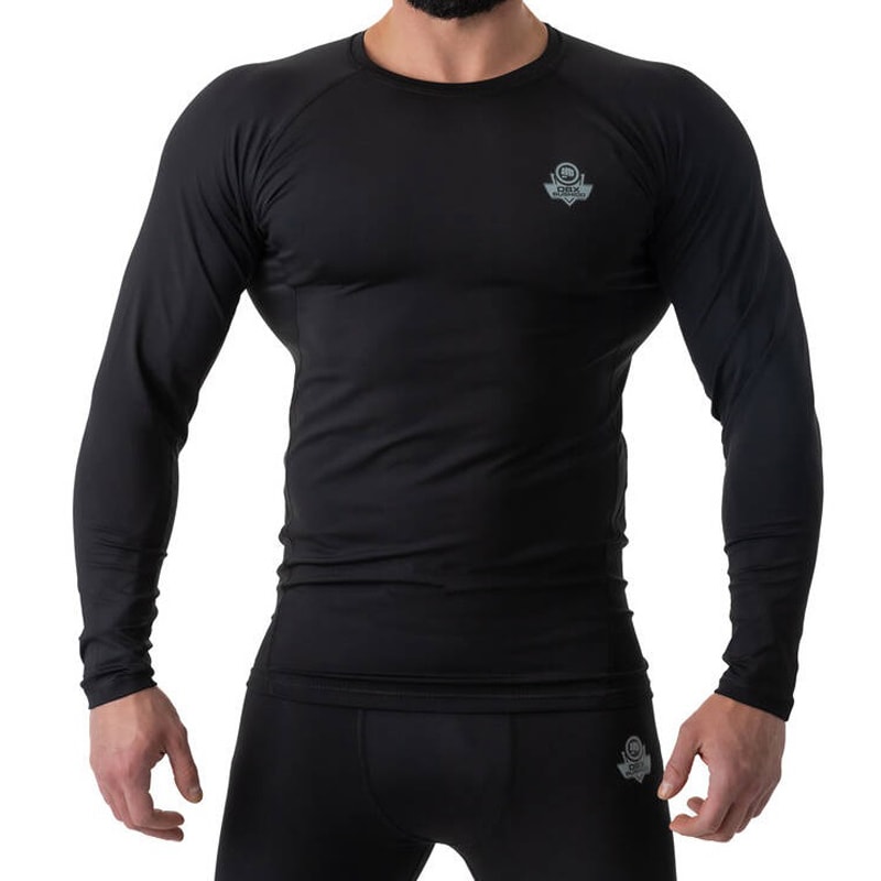 DBX Bushido - Rashguard Long Sleeve Black RSL - T-Shirt - Schwarz