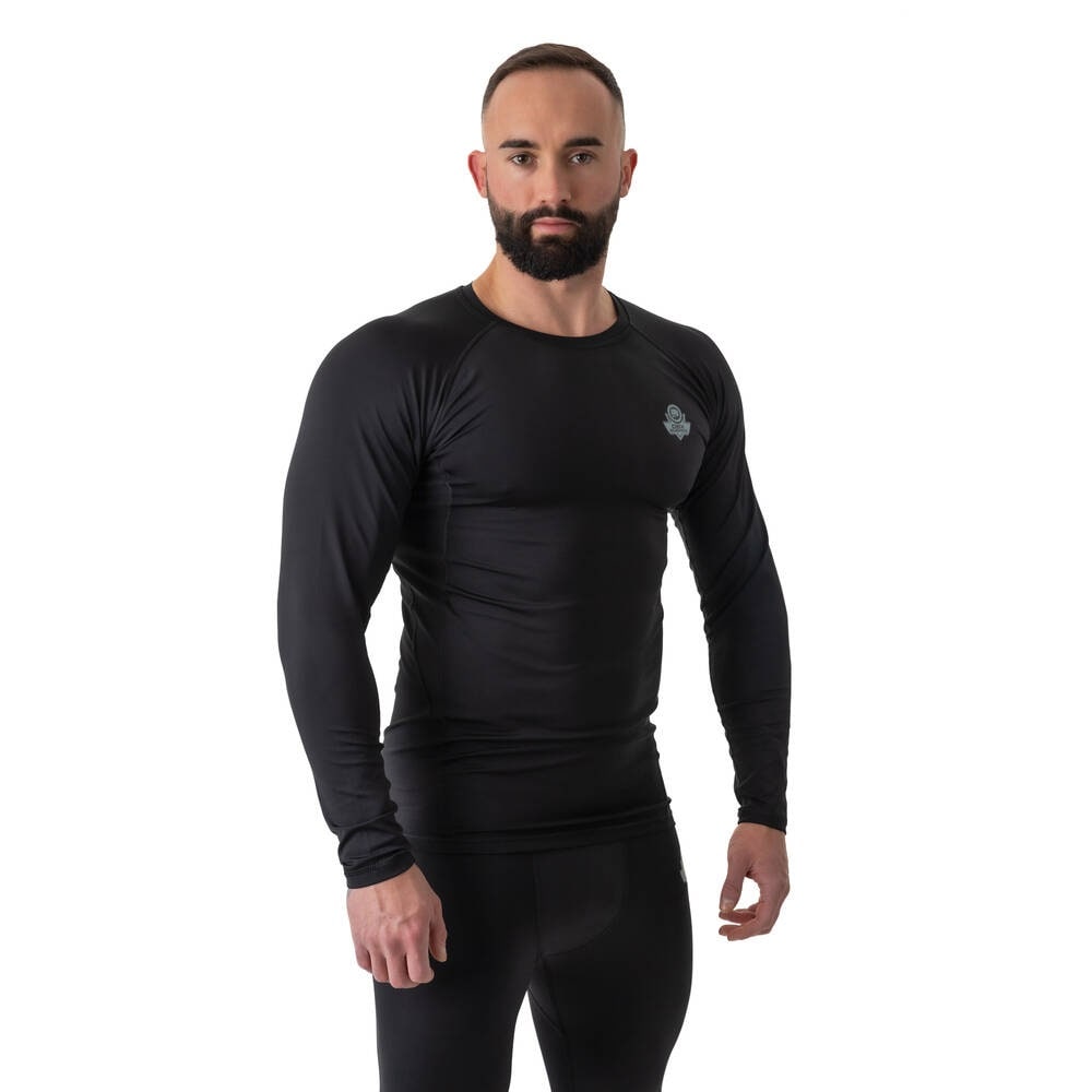 DBX Bushido - Rashguard Long Sleeve Black RSL - T-Shirt - Schwarz