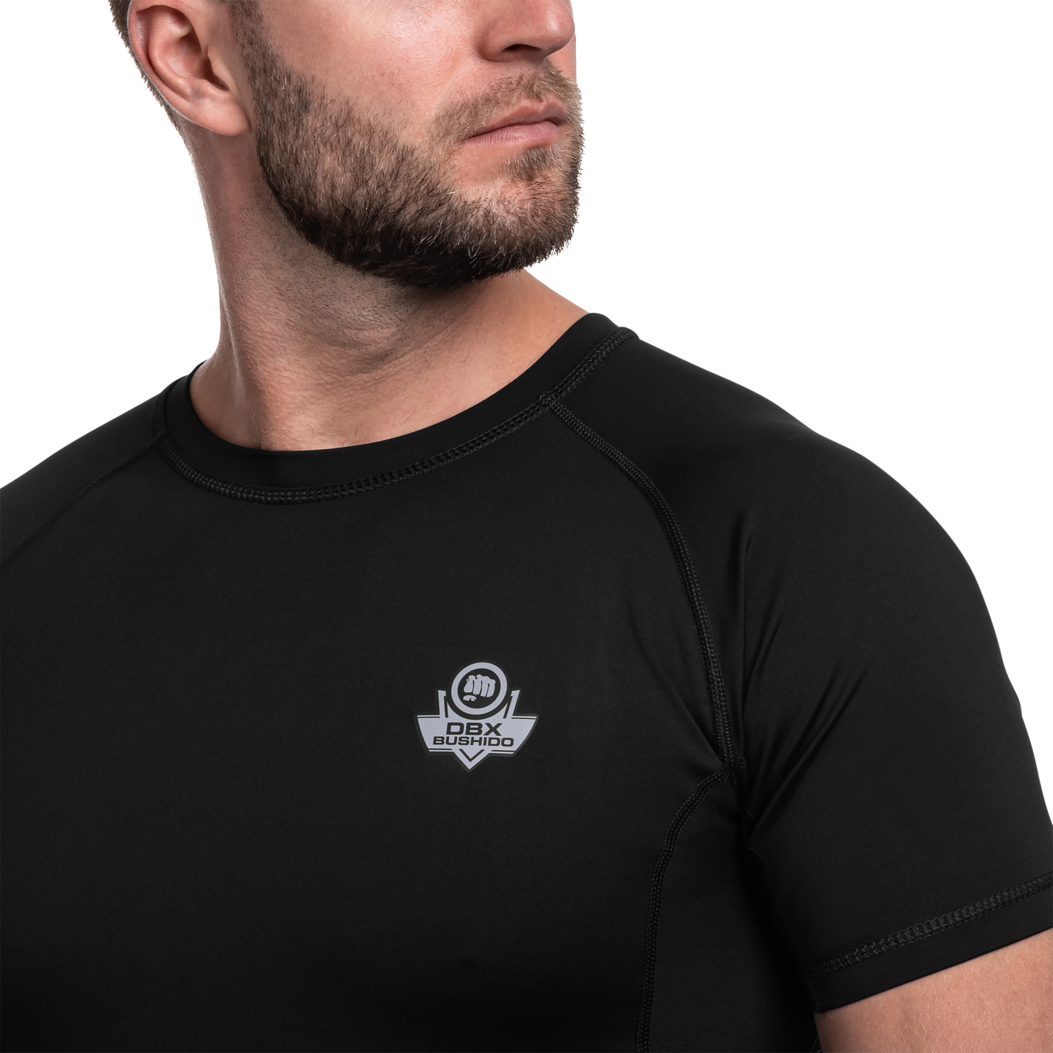 DBX Bushido - Rashguard Black RS T-Shirt - Schwarz