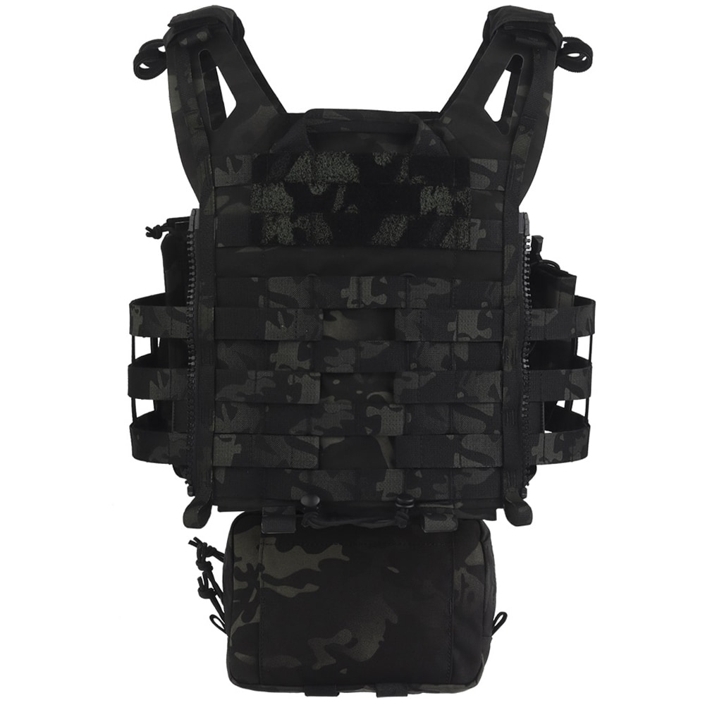 Wosport - VE-106 Plate Carrier - Taktische Weste - MultiCam Black