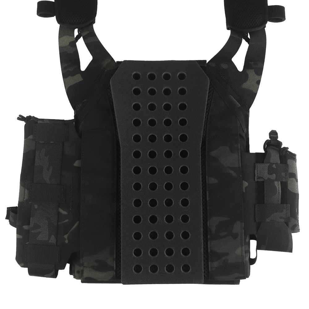 Wosport - VE-106 Plate Carrier - Taktische Weste - MultiCam Black