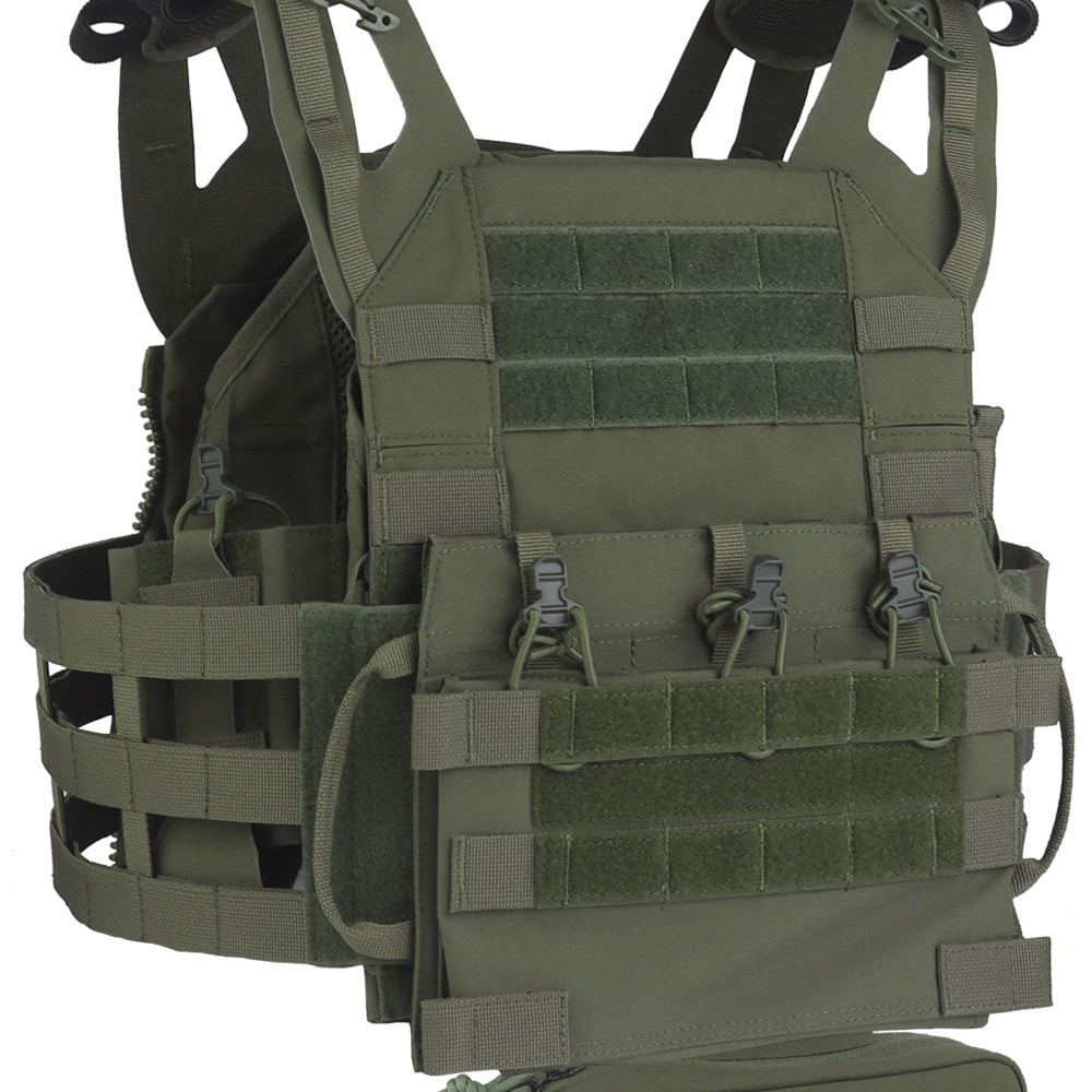 Wosport - VE-106 Plate Carrier - Taktische Weste - Ranger Green