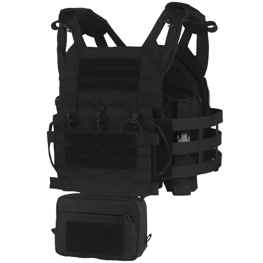 Wosport - VE-106 Plate Carrier - Taktische Weste - Black