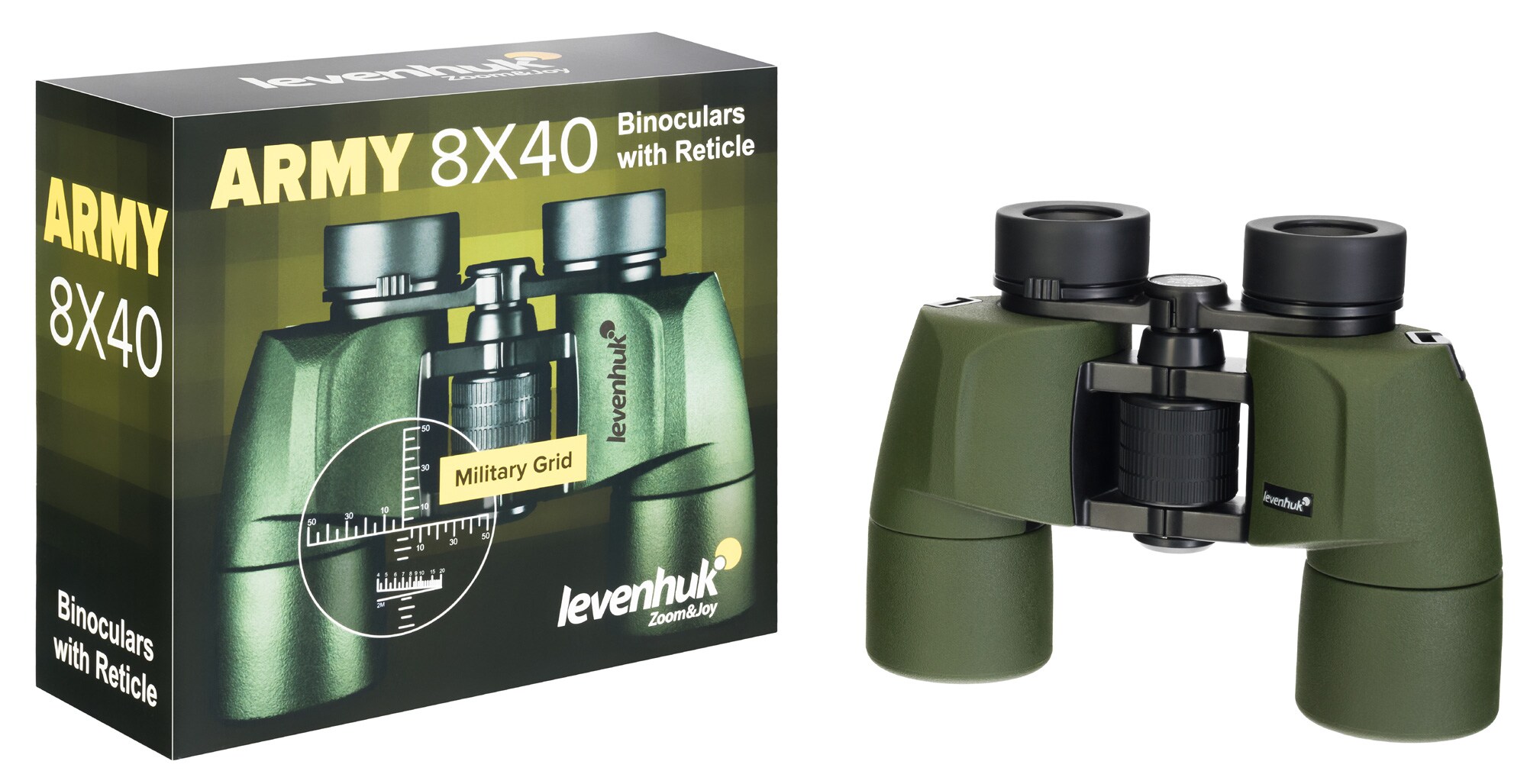 Levenhuk - Army 8x40 Fernglas mit Absehen