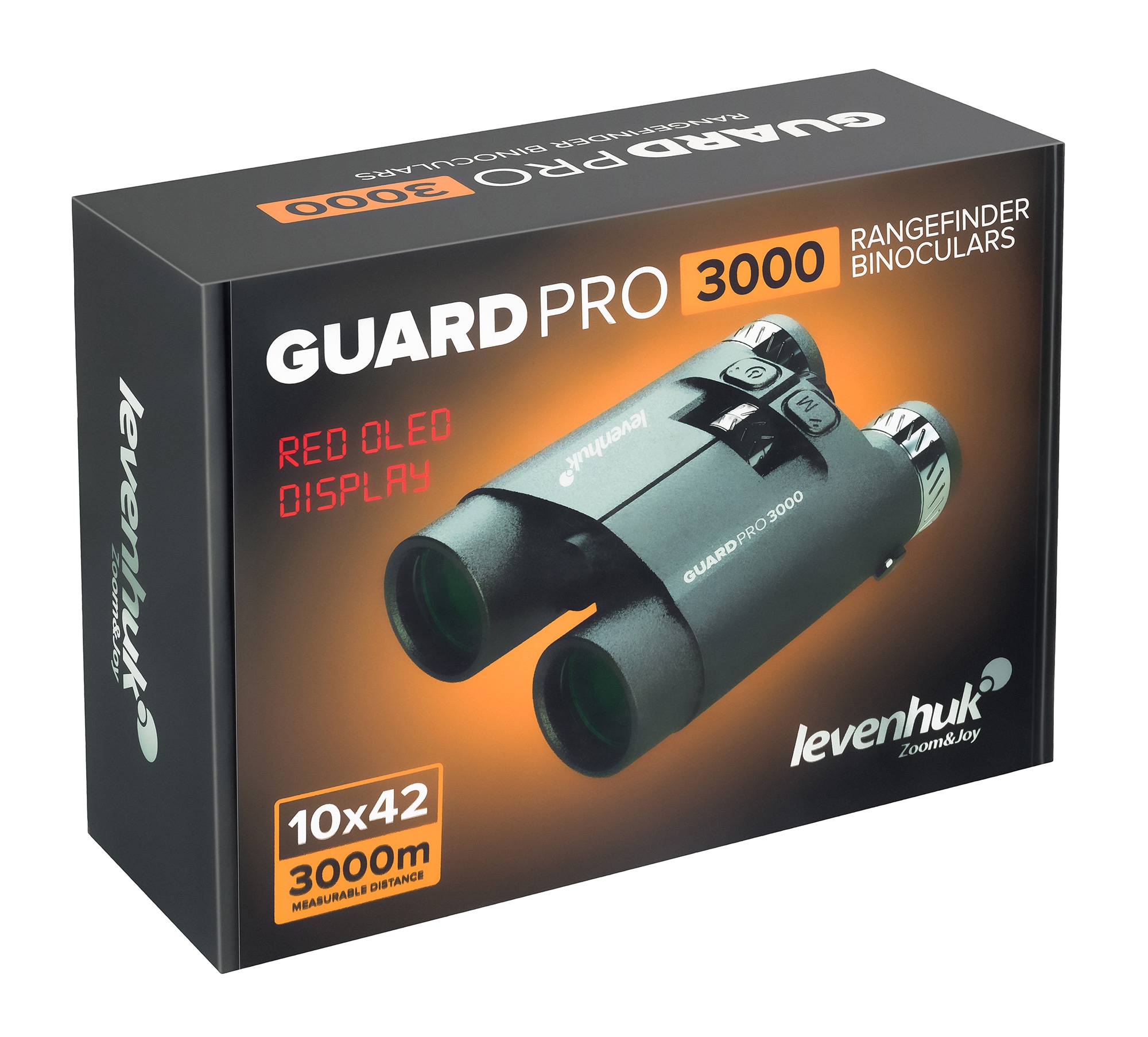 Levenhuk - Guard Pro 4000 12x42 Fernglas mit Entfernungsmesser