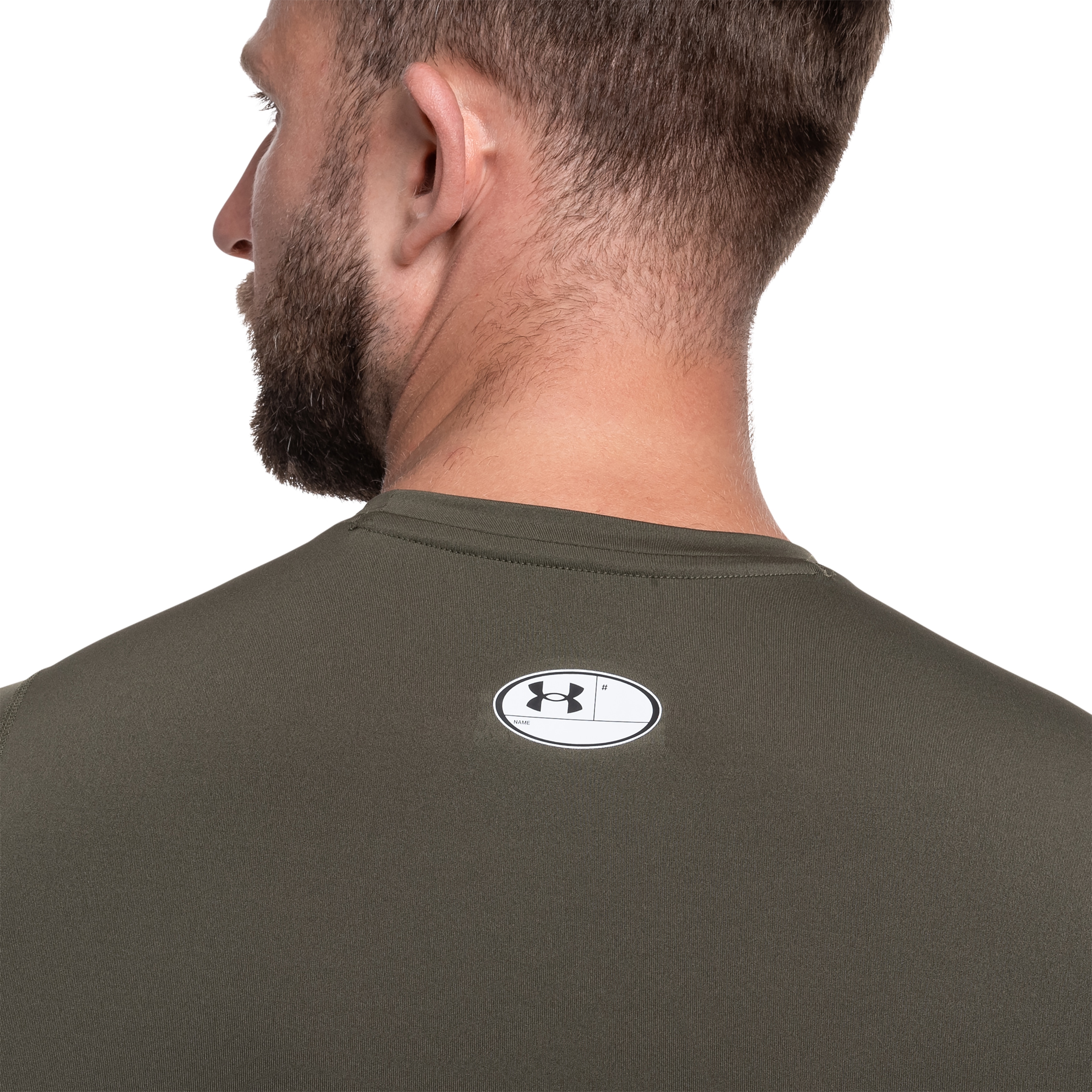 Under Armour - Compressed HeatGear Thermo-T-Shirt - Marine OD Green/White