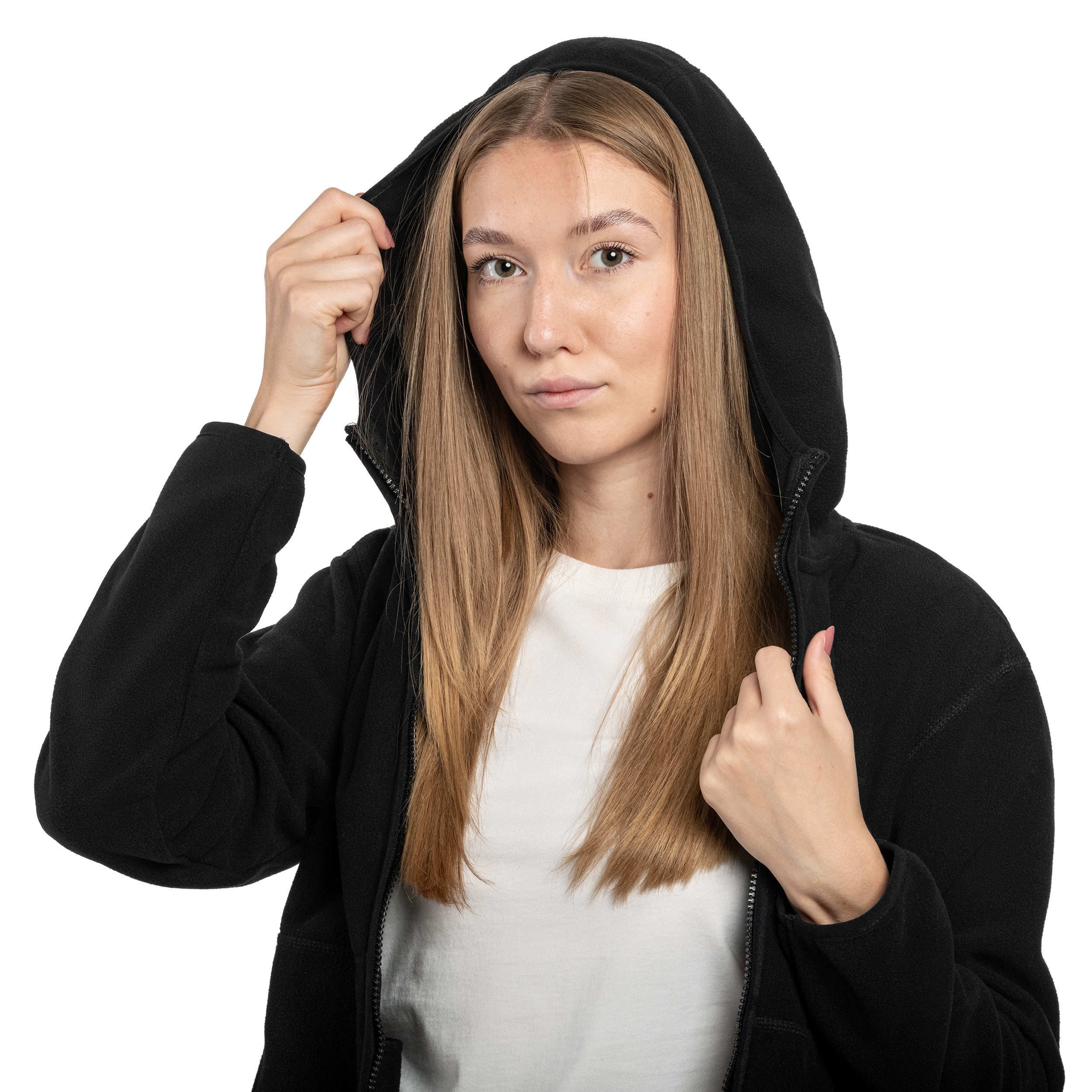 4F - F315 Damen Fleecejacke - Schwarz