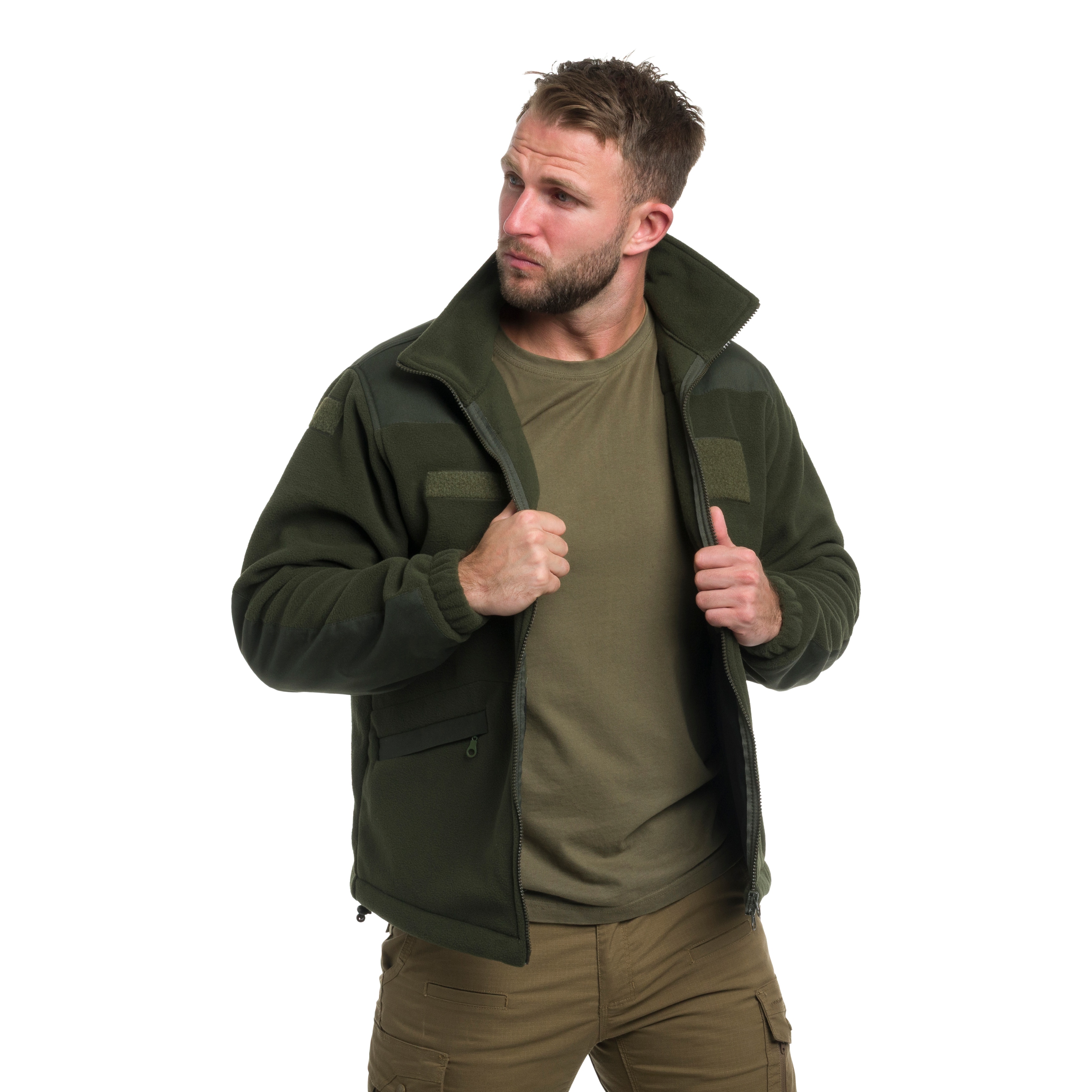 Maxtex - Standard Fleecejacke - Olive/Olive