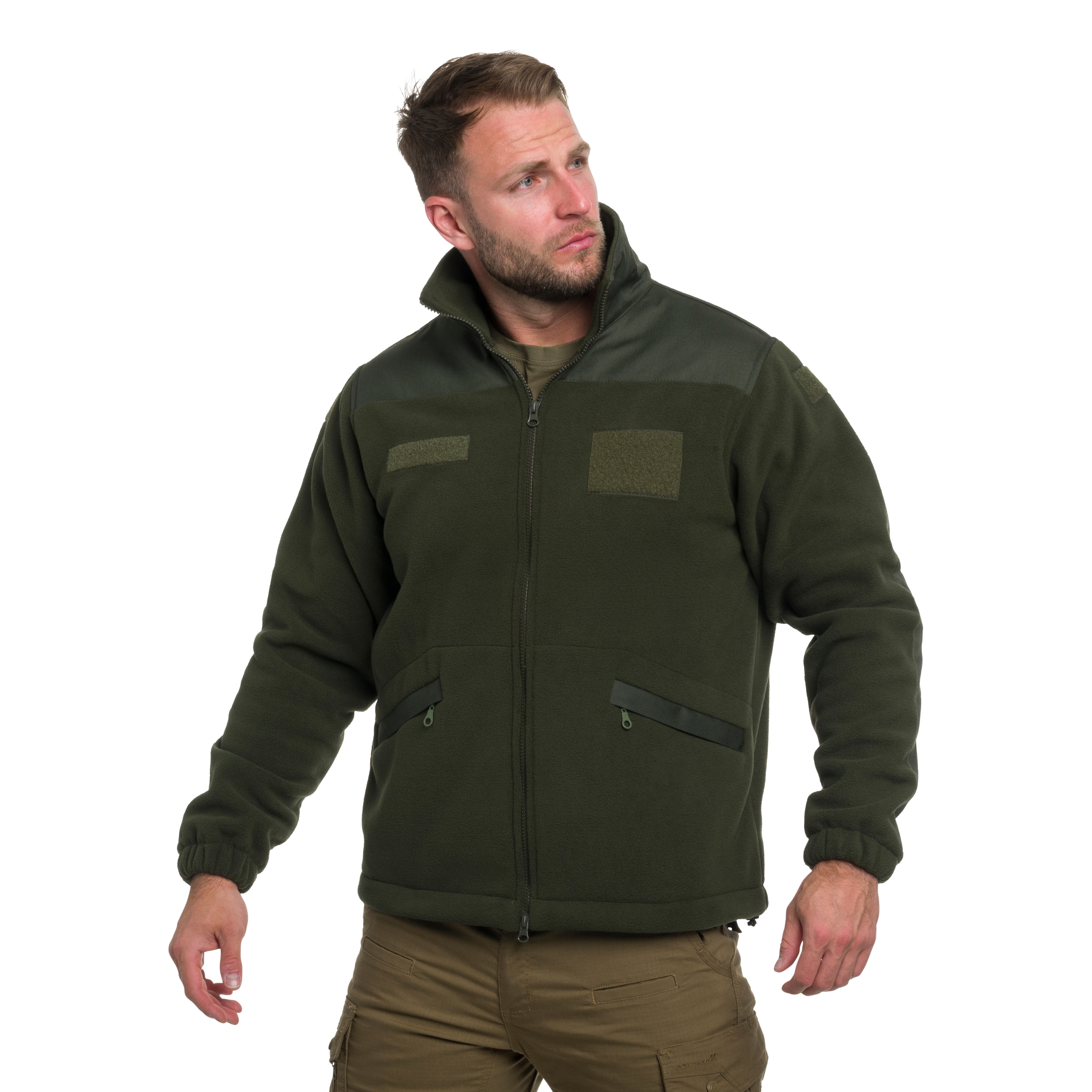 Maxtex - Standard Fleecejacke - Olive/Olive