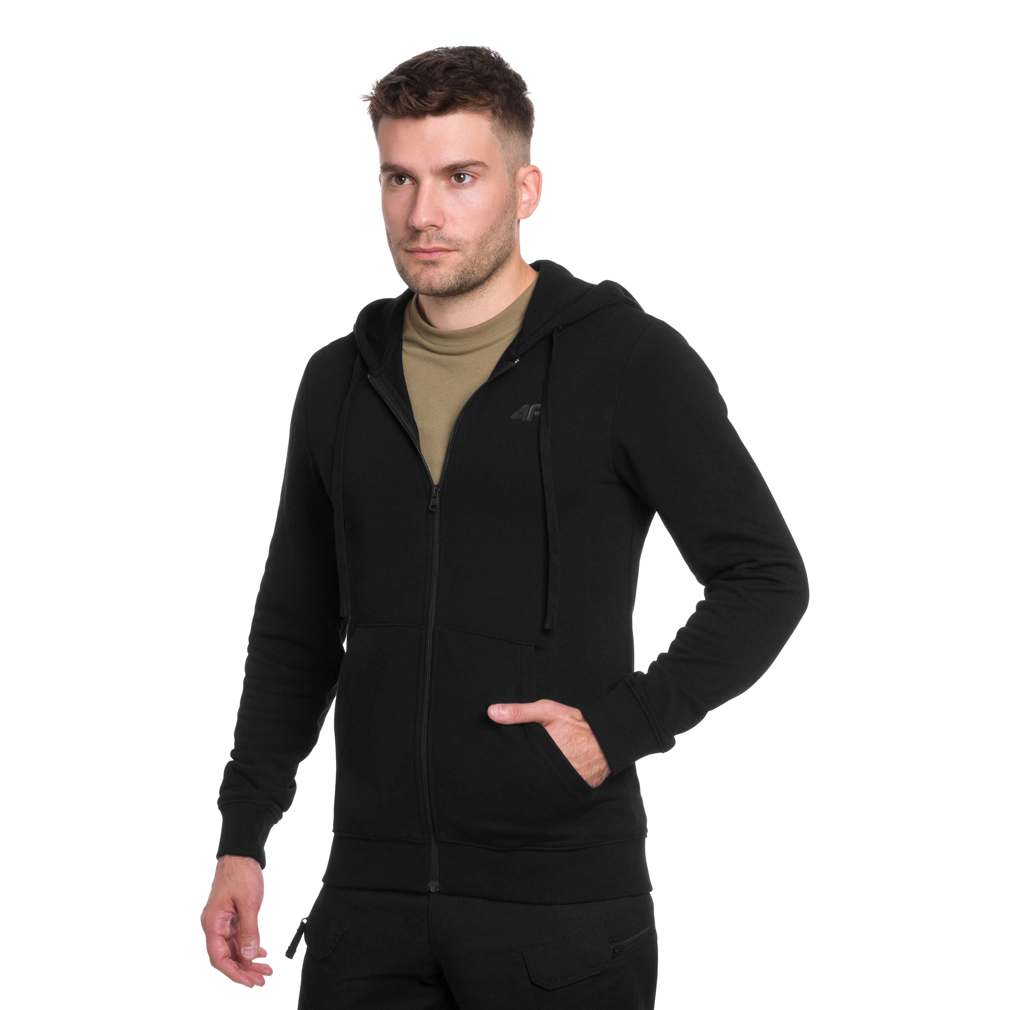 4F - M1768 Sweatshirt - Schwarz