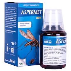 Asplant - Aspermet 200 EC Flüssigkeit gegen Stechmücken, Zecken und Fliegen mit Permethrin 100 ml