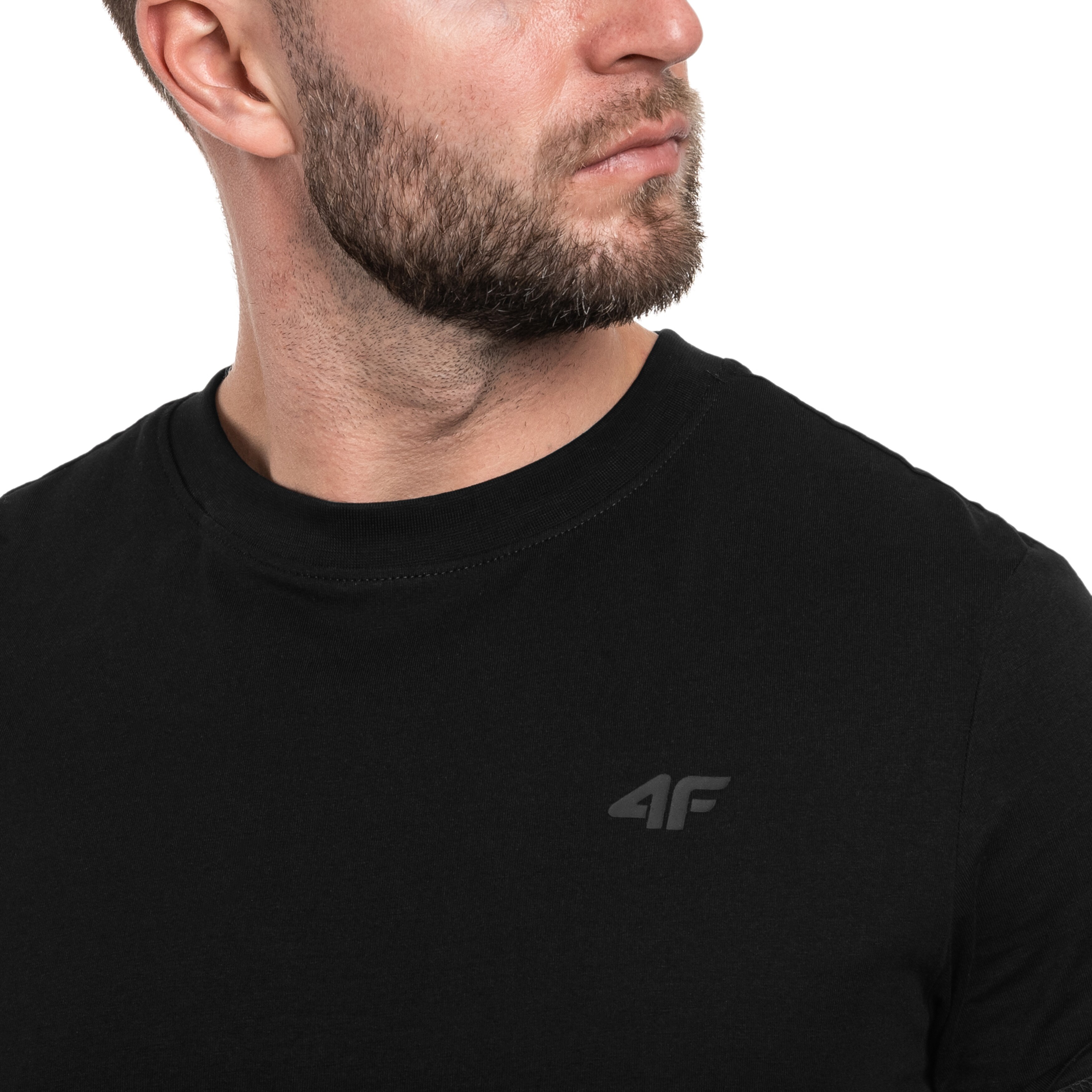 4F - M2256 T-Shirt - Tiefschwarz