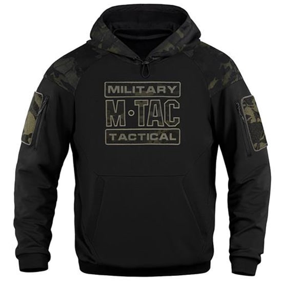 M-Tac - Hoodie Combat - Sweatshirt - Black MultiCam