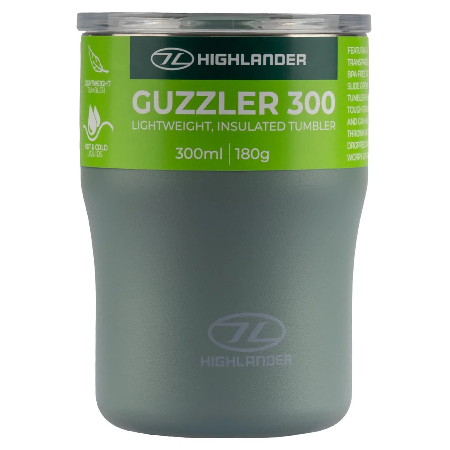 Highlander - Guzzler Thermobecher 300 ml - Slate Green