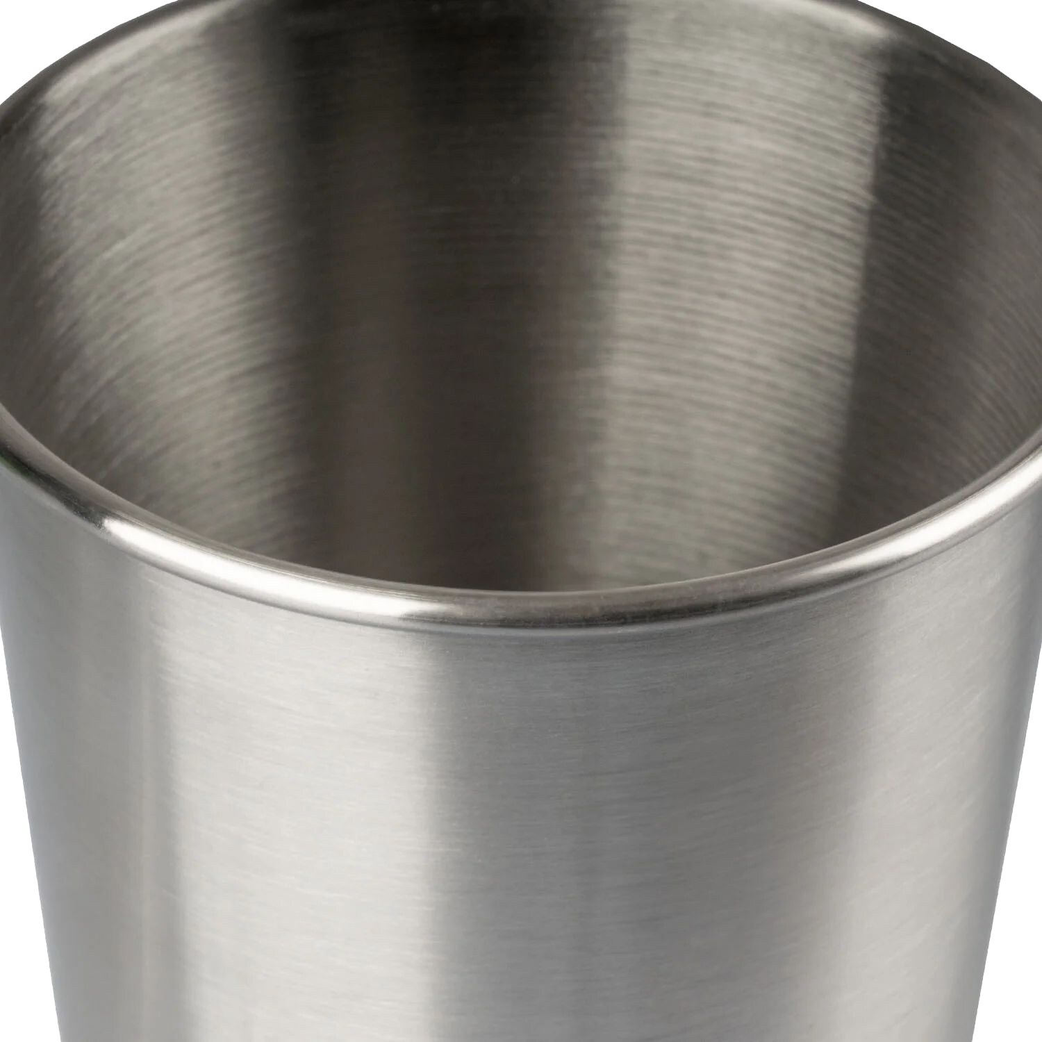 Highlander - Outdoor Camp Cup 500 ml - Stahlbecher - Silver