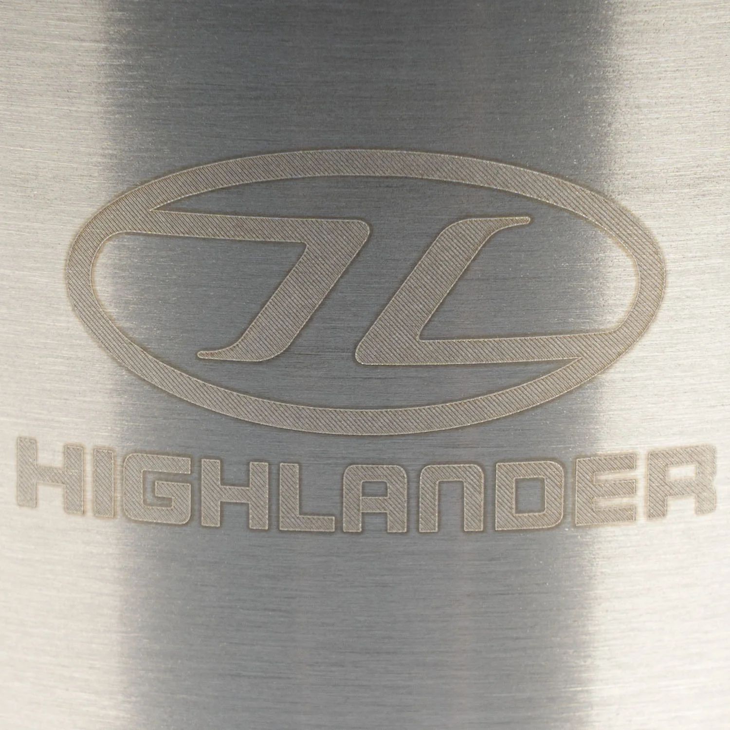 Highlander - Outdoor Camp Cup 500 ml - Stahlbecher - Silver
