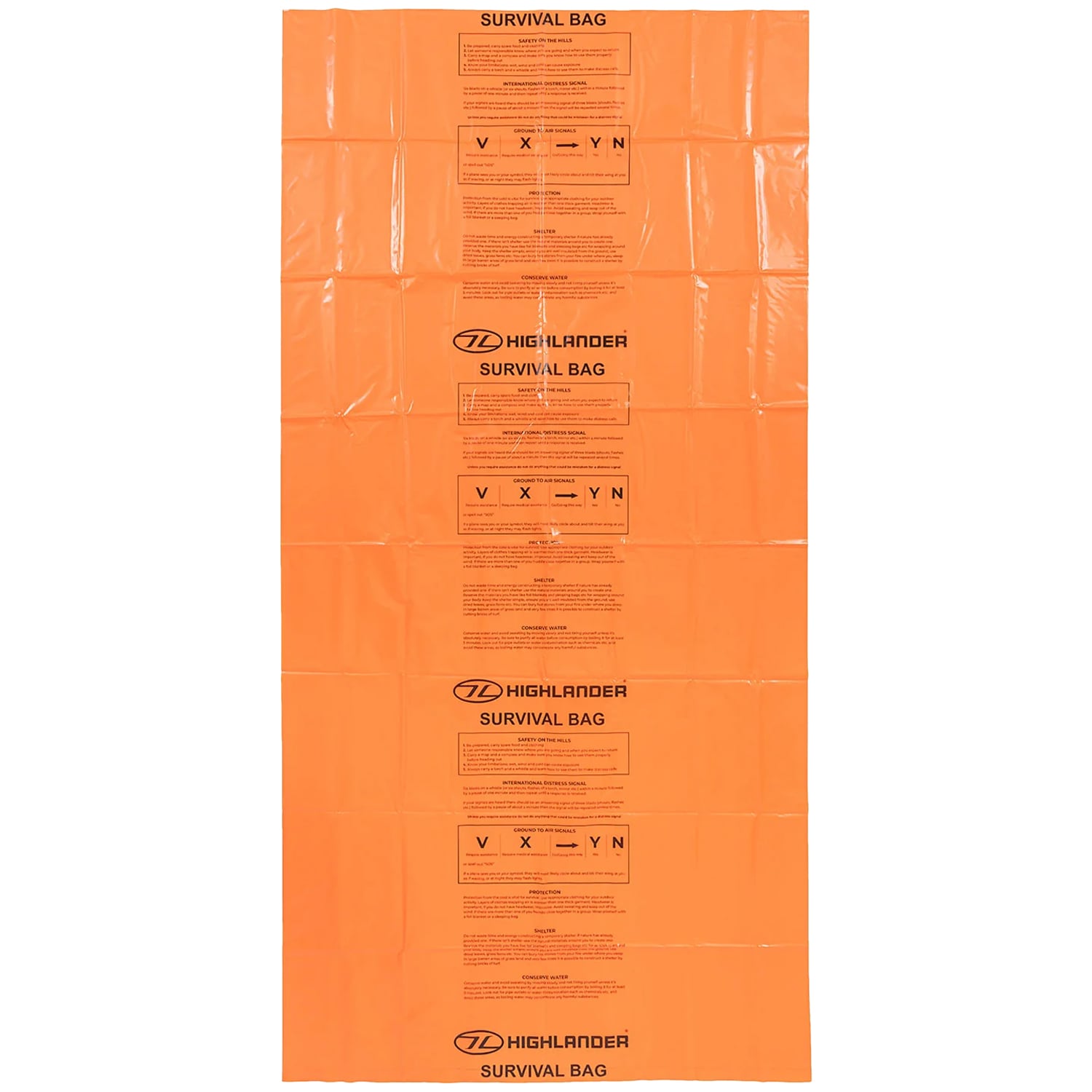 Highlander - Emergency/Survival Bag Thermoschlafsack - Orange