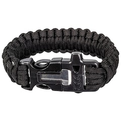 Highlander - Outdoor Armband mit Feuerstein - Black