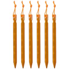 Highlander - Outdoor Aluminium-Heringe 18 cm - Orange