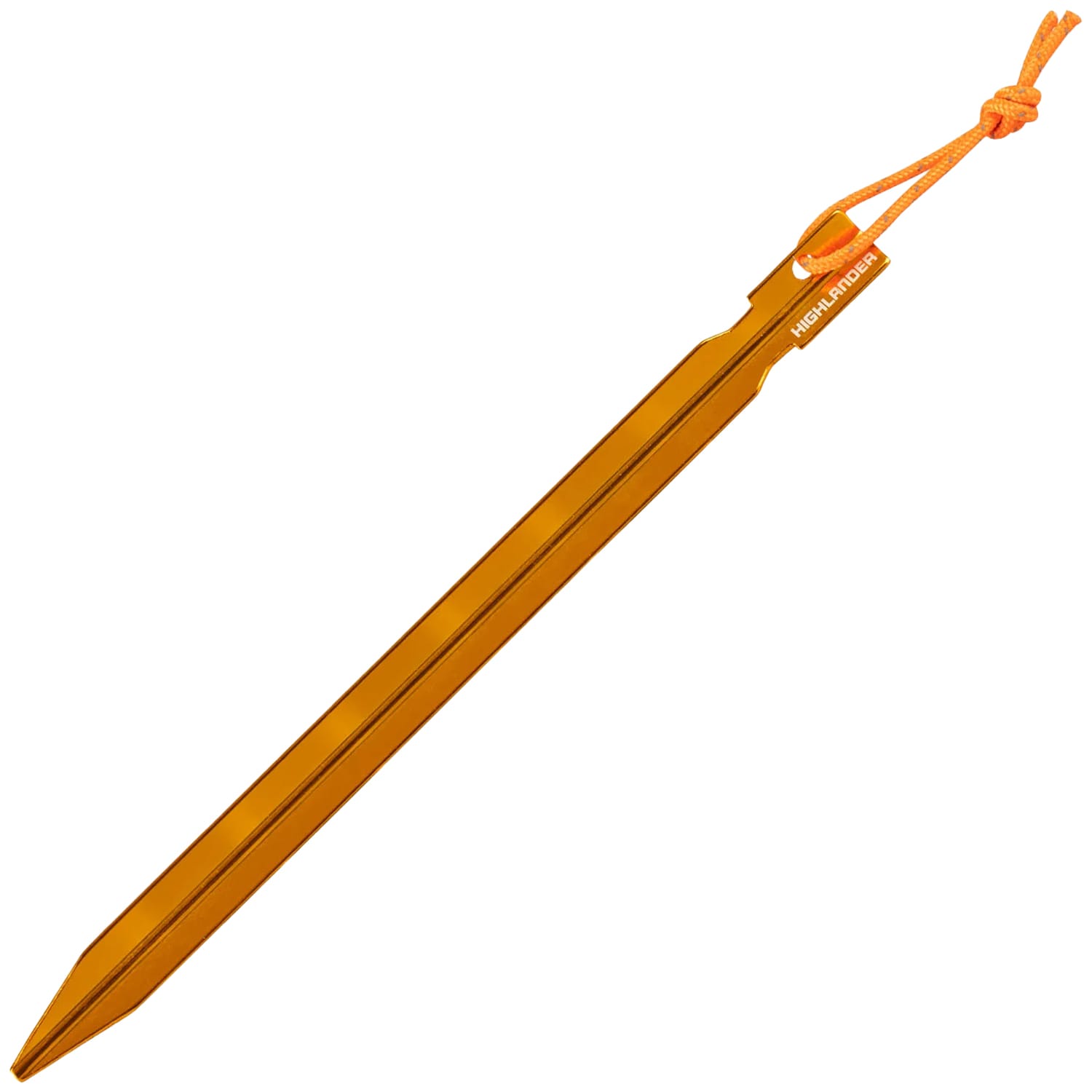 Highlander - Outdoor Aluminium-Heringe 18 cm - Orange