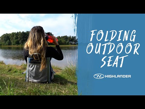 Highlander - Outdoor Klappbarer Sitz - Blue