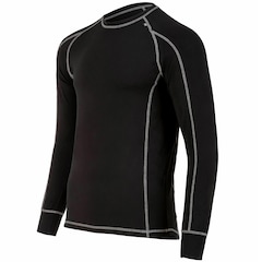 Highlander - Outdoor Bamboo Base Layer Long Sleeve 190 - Thermoaktives T-Shirt- Black