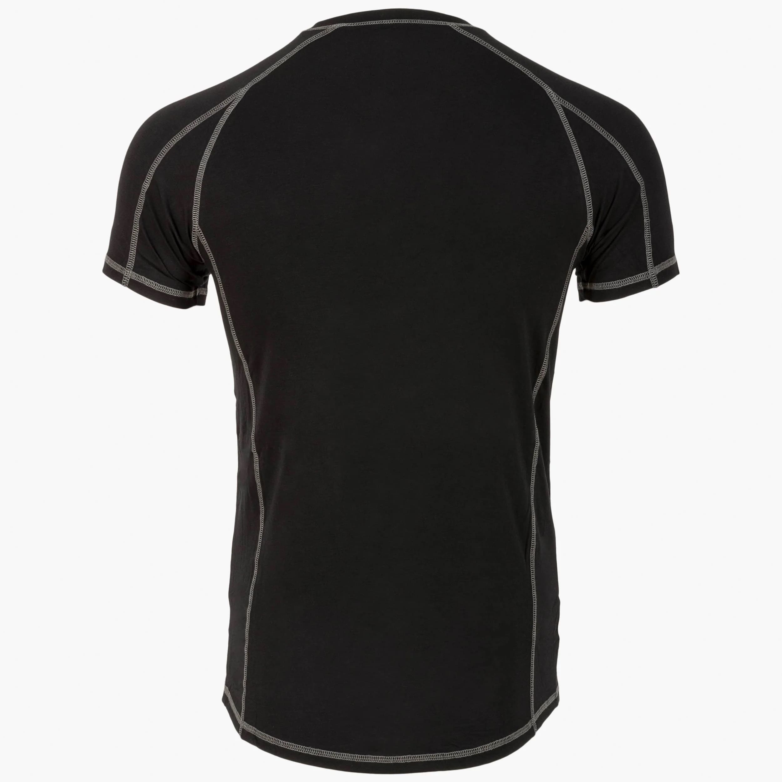 Highlander - Outdoor Bamboo Base Layer 190 Thermoaktives T-Shirt - Black