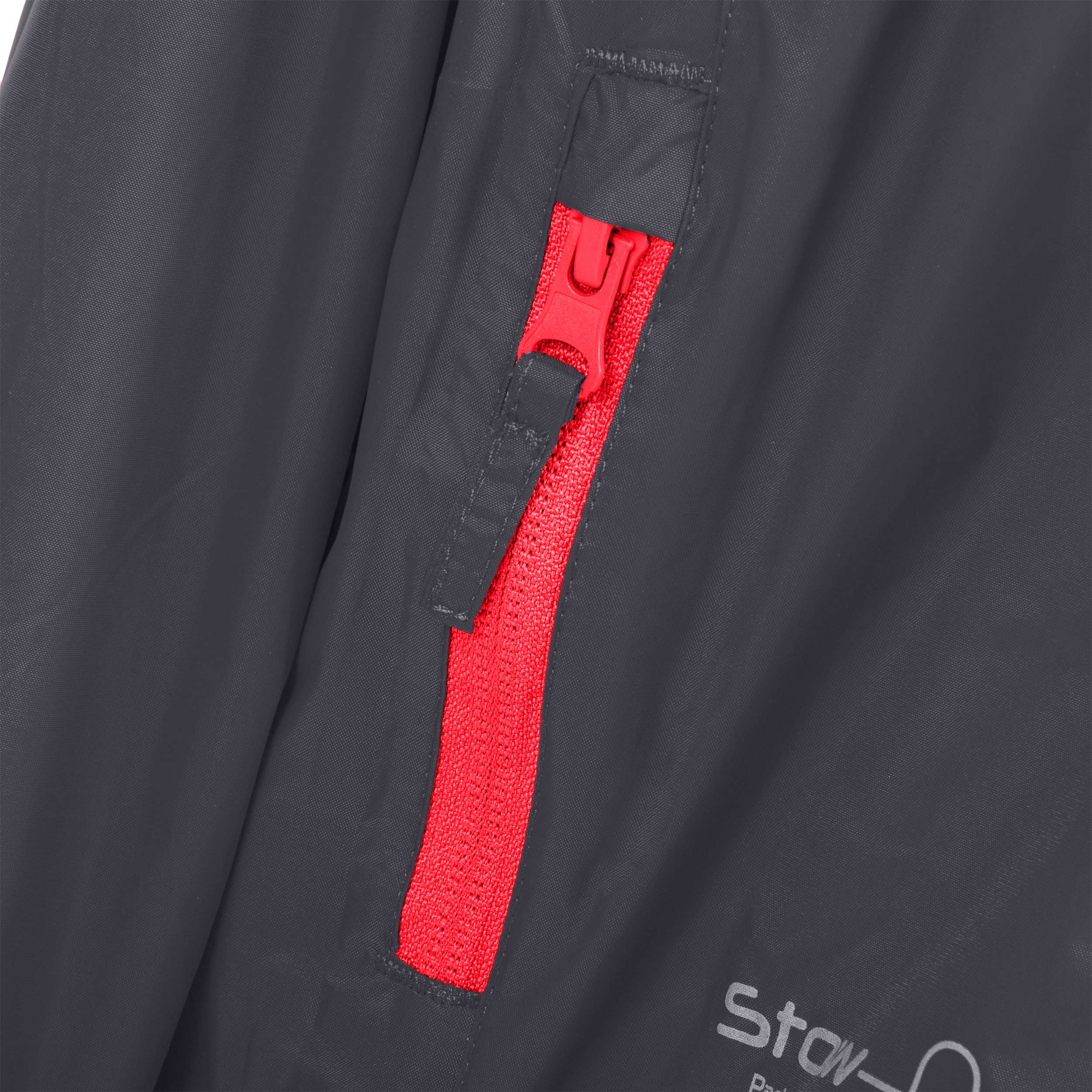 Highlander - Outdoor Stow & Go Waterproof Kinderjacke - Charcoal