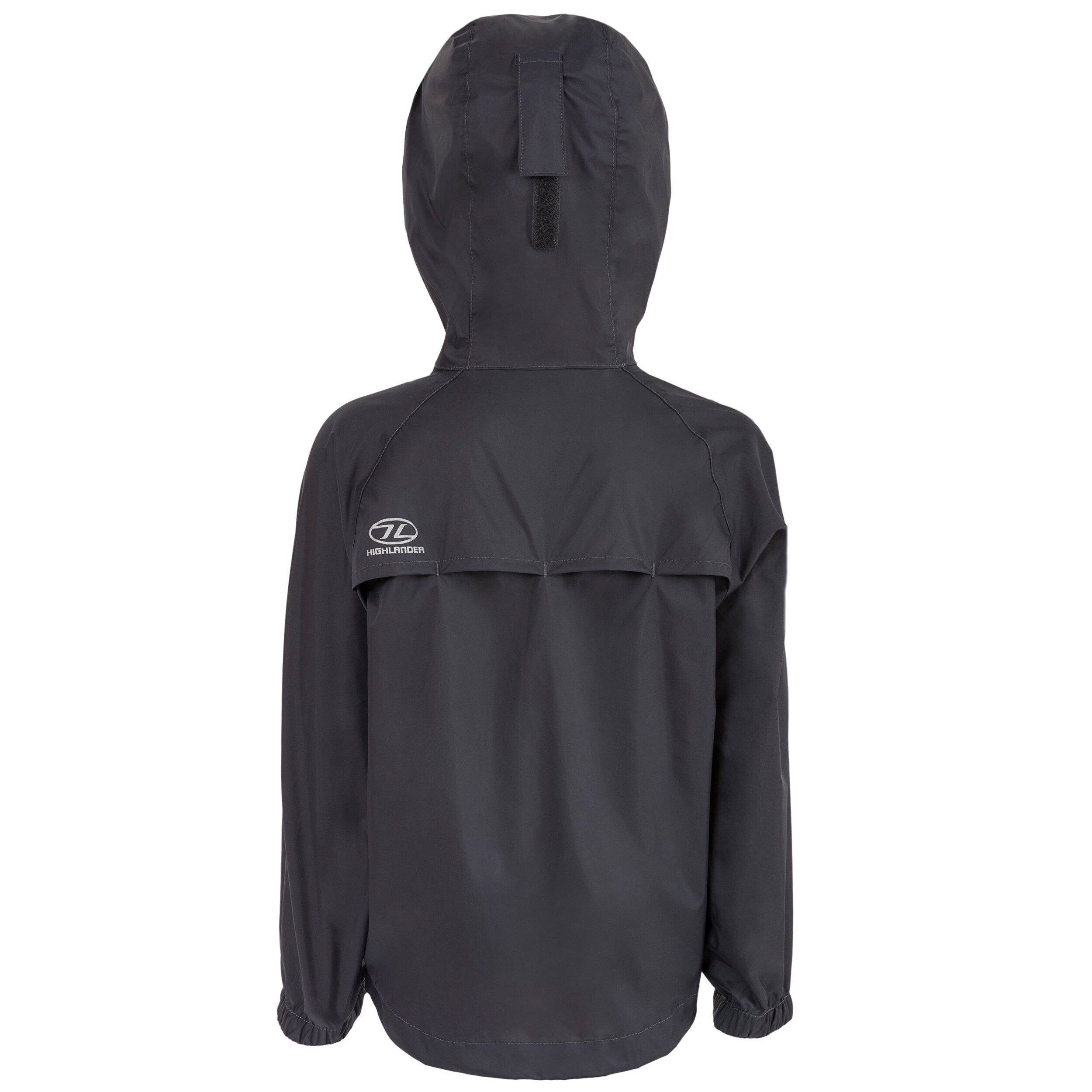 Highlander - Outdoor Stow & Go Waterproof Kinderjacke - Charcoal