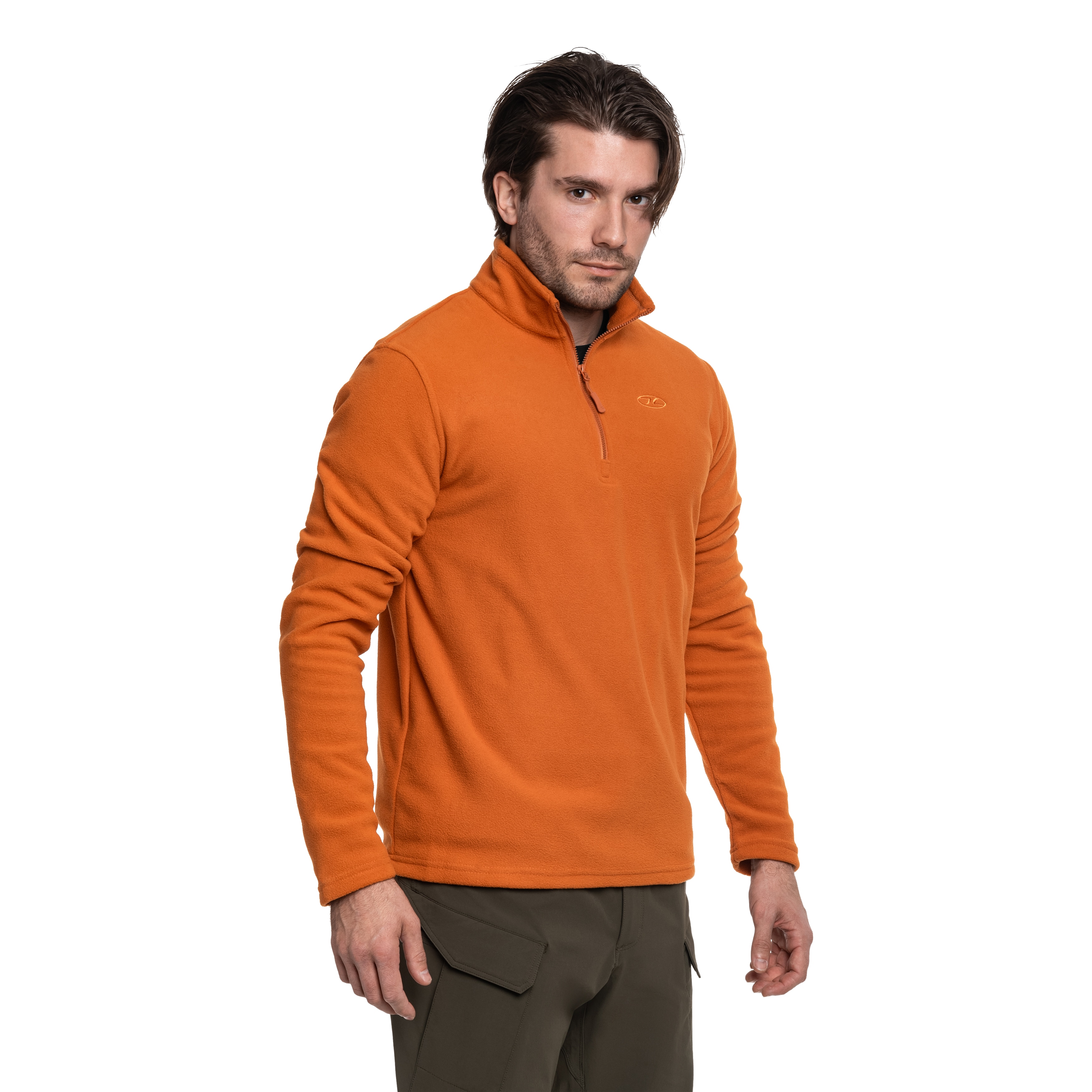 Highlander - Outdoor Ember Fleece Top - Fleece - Pumpkin Orange