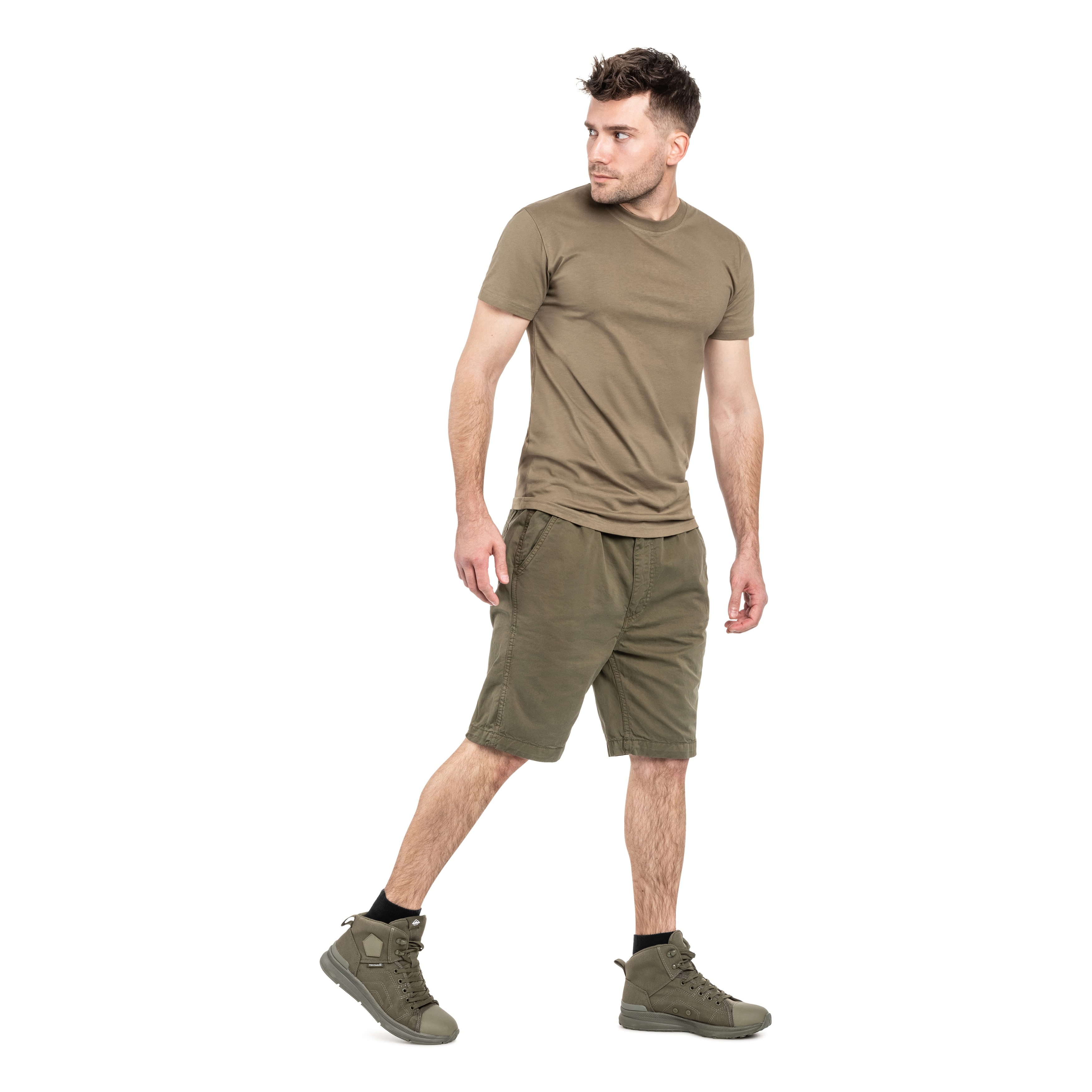Alpha Industries - Basic Cotton Short - Shorts - Dark Olive